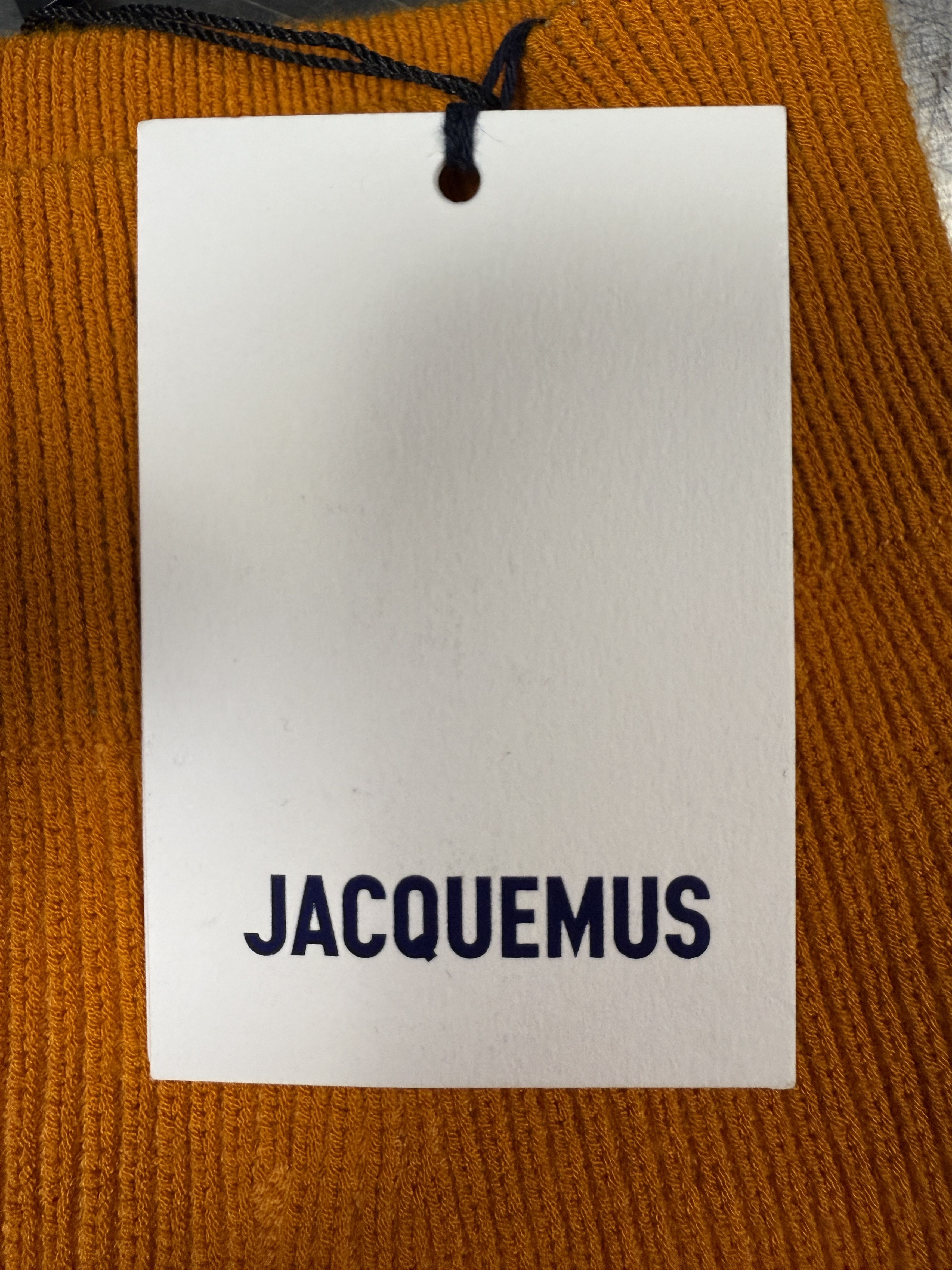 Jacquemus Jacquemus Small Orange Ribbed Leggings Size 26" / US 2 / IT 38 - 3 Thumbnail