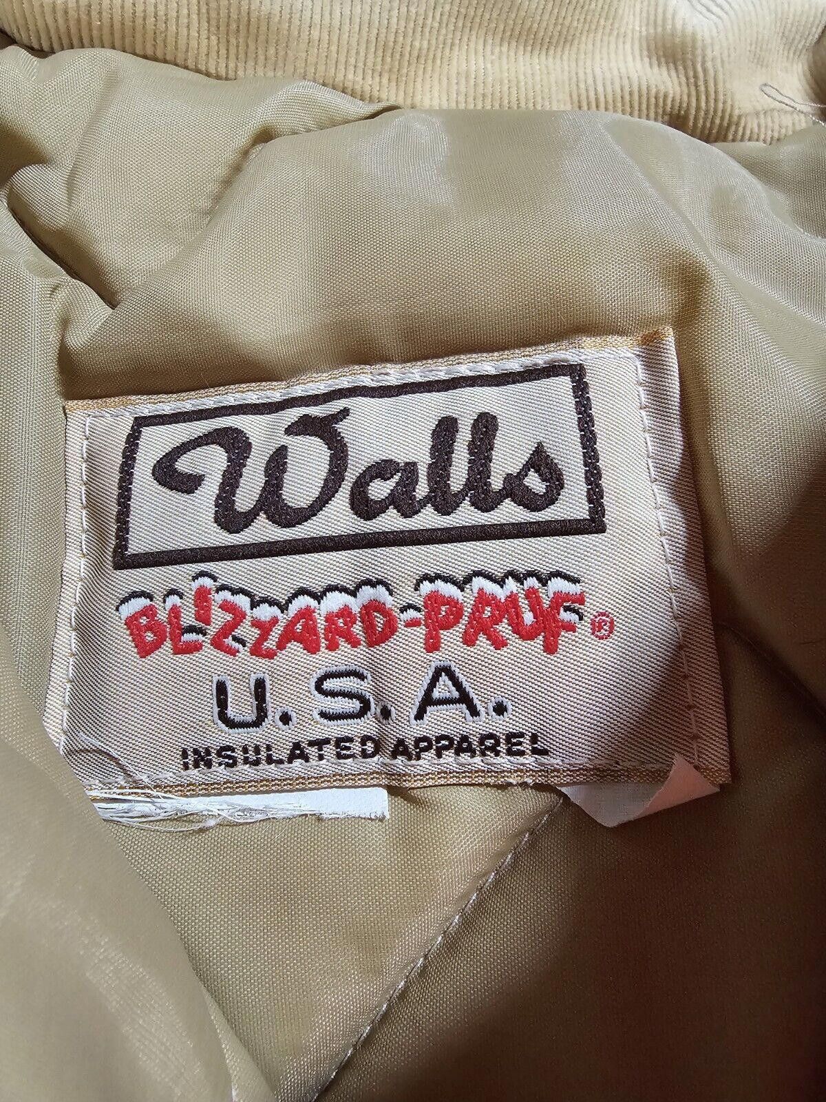 Walls vtg Walls Blizzard-Pruf USA APPROX 2XL Orange Hunting Jacket Size ONE SIZE - 3 Thumbnail