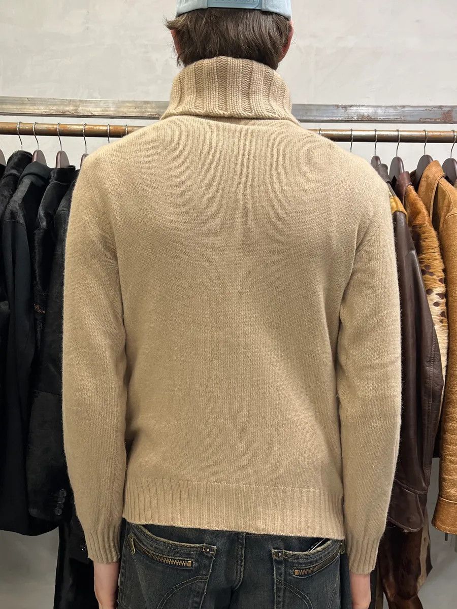 Moschino Moschino Beige Crosses Turtleneck Sweater Size US S / EU 44-46 / 1 - 3 Thumbnail