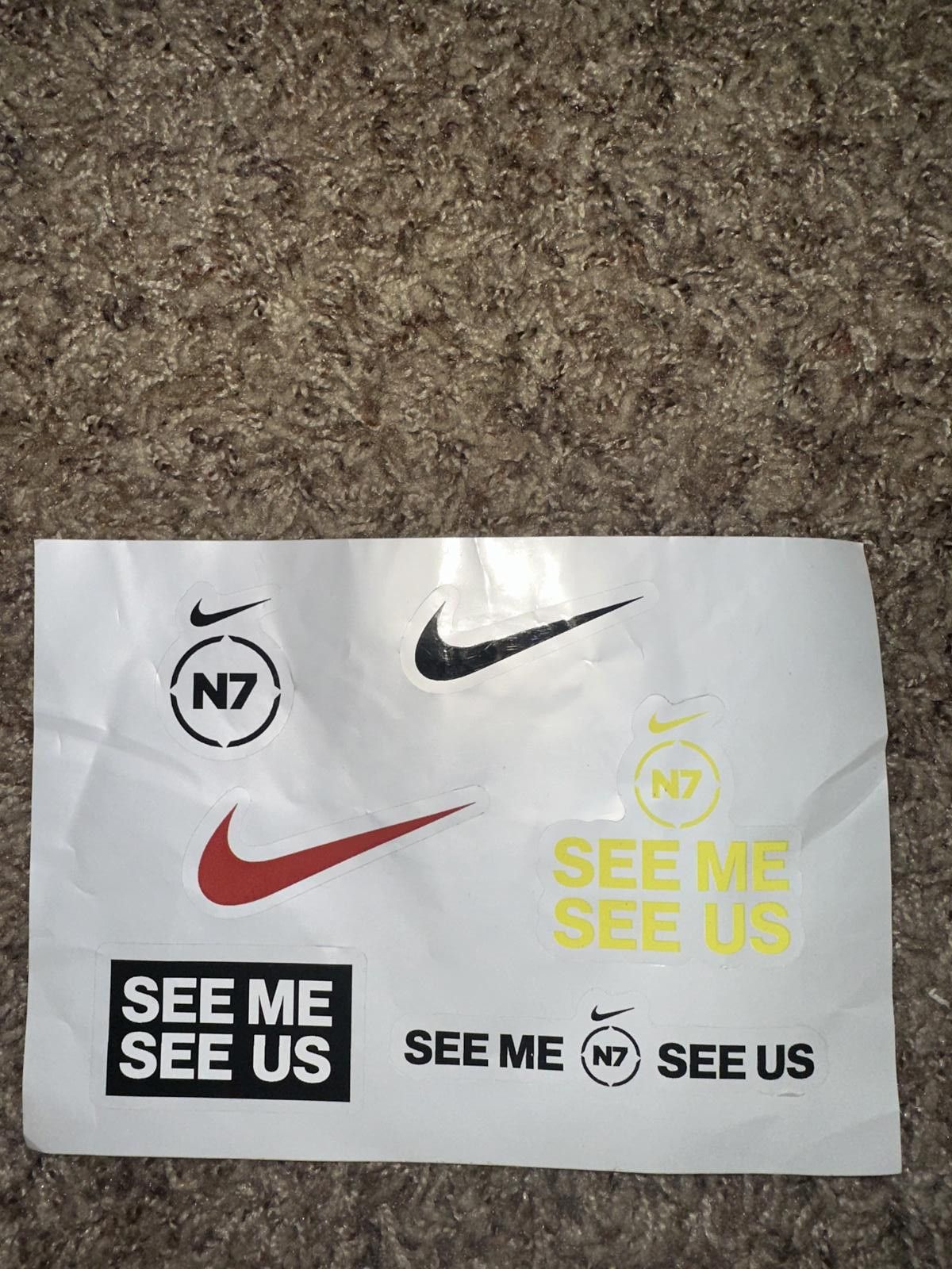 Nike Nike See Me See Us N7 Sticker Sheet Size ONE SIZE - 1 Preview