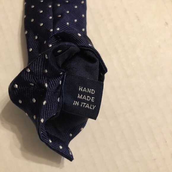 Polo Ralph Lauren polo Ralph Lauren men's new navy silk tie 3 3/4" X 58" Size ONE SIZE - 5 Thumbnail