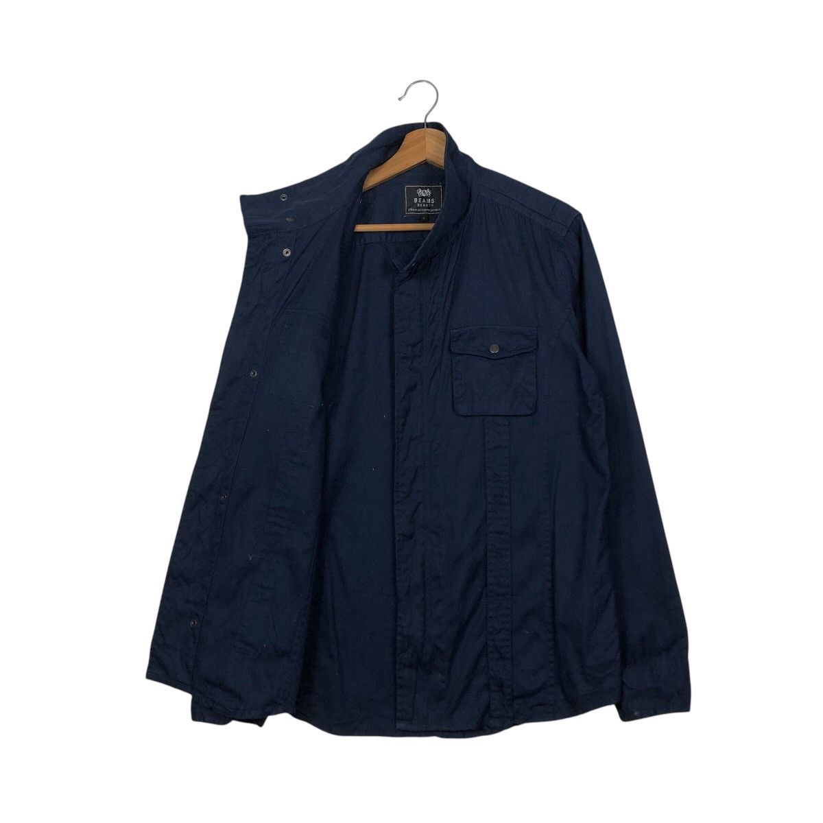 Beams Plus 📌Vintage Chore Button Jacket Beams Heart Issey Miyake Size US L / EU 52-54 / 3 - 12 Thumbnail