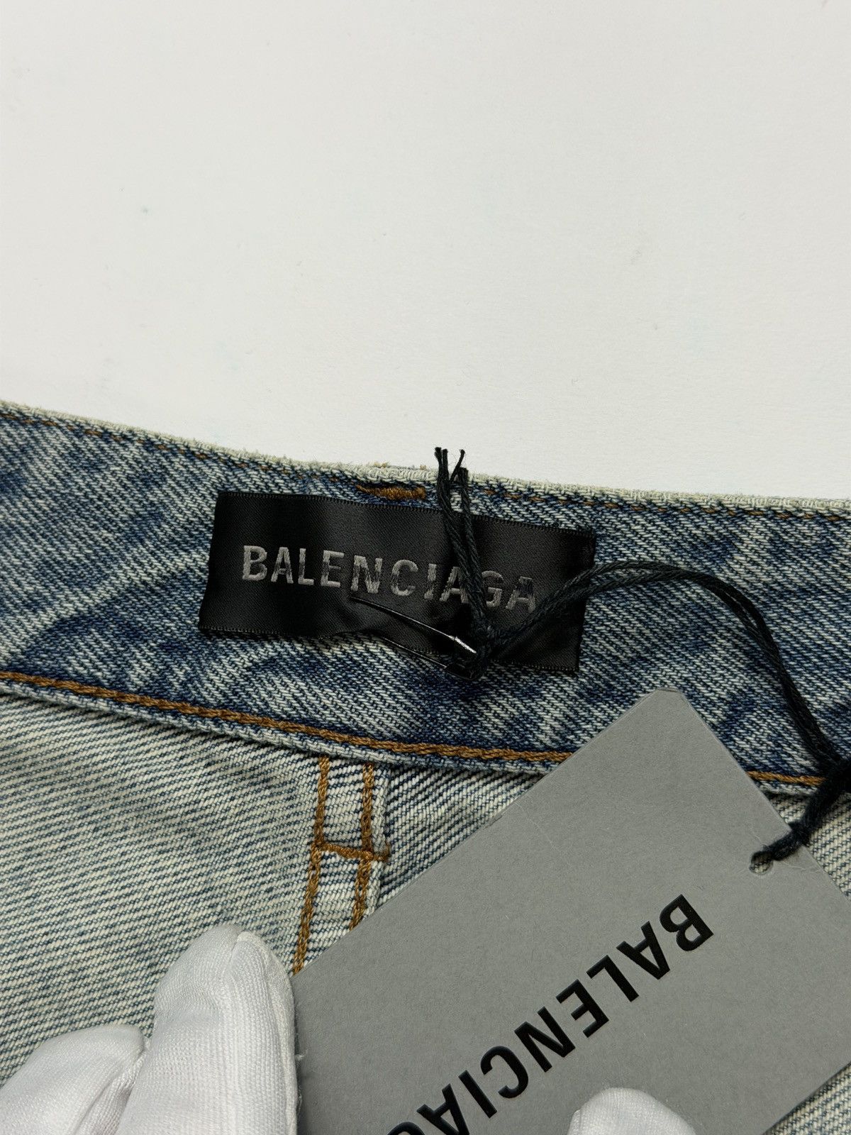 Balenciaga Balenciaga Low Crotch Baggy Denim Pants Size US 28 / EU 44 - 8 Thumbnail