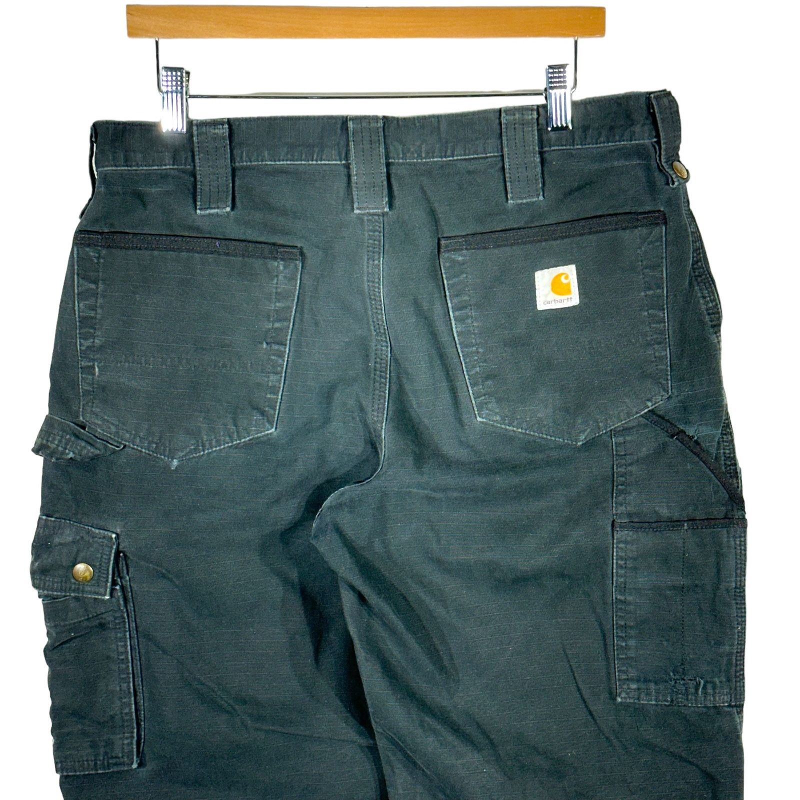 Carhartt Vintage Carhartt Distressed Cargo Carpenter Pants Size US 35 - 4 Thumbnail
