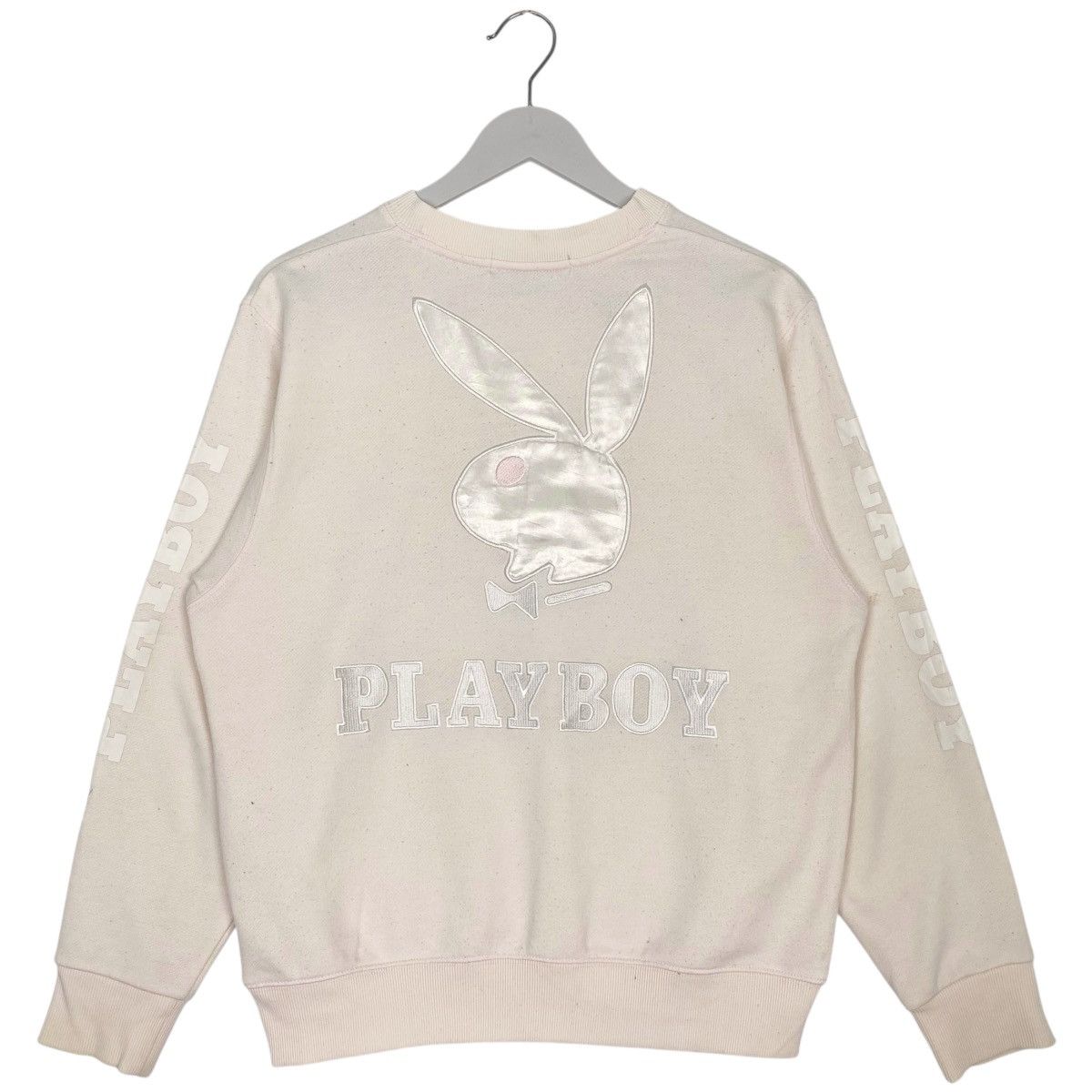 Vintage Vintage Playboy Sweatshirt Crewneck Soft Pink Big Logo Size US M / EU 48-50 / 2 - 6 Thumbnail