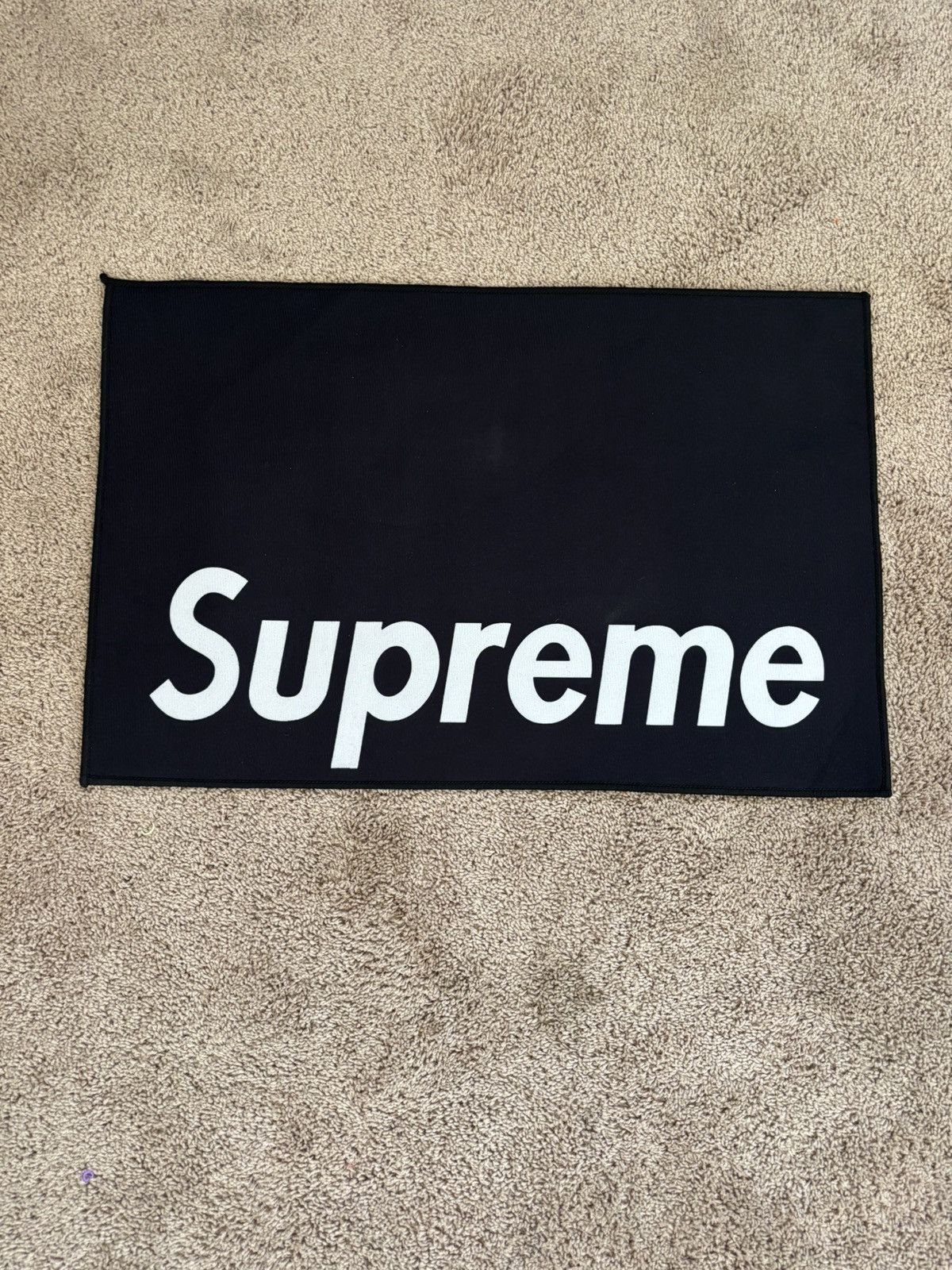 Black Sabbath × Supreme Black Sabbath Cross Rug | Grailed