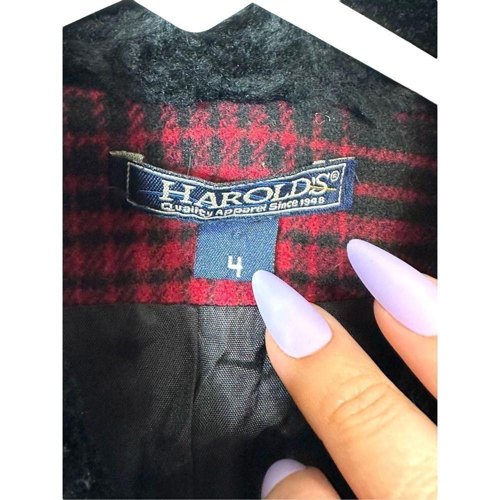 Designer Harold’s Vintage Wool Blend Plaid and Faux Fur Zip up Vest 4 Size S / US 4 / IT 40 - 2 Thumbnail