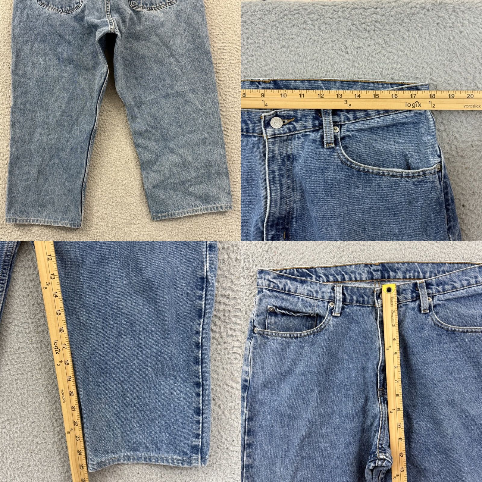 Polo Ralph Lauren VINTAGE Polo Ralph Lauren Jeans Mens 36x25 Blue Baggy Loose Denim Y2K Preppy USA Jeans Mens 36x25 Blue Size US M / EU 48-50 / 2 - 8 Thumbnail