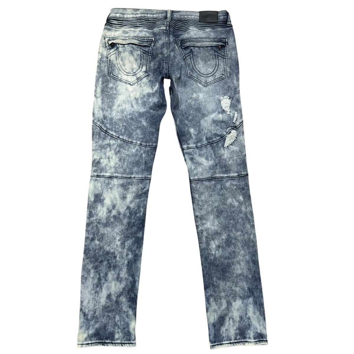 True Religion True Religion Rocco Denim Biker Jeans Size US 34 / EU 50 - 2 Thumbnail