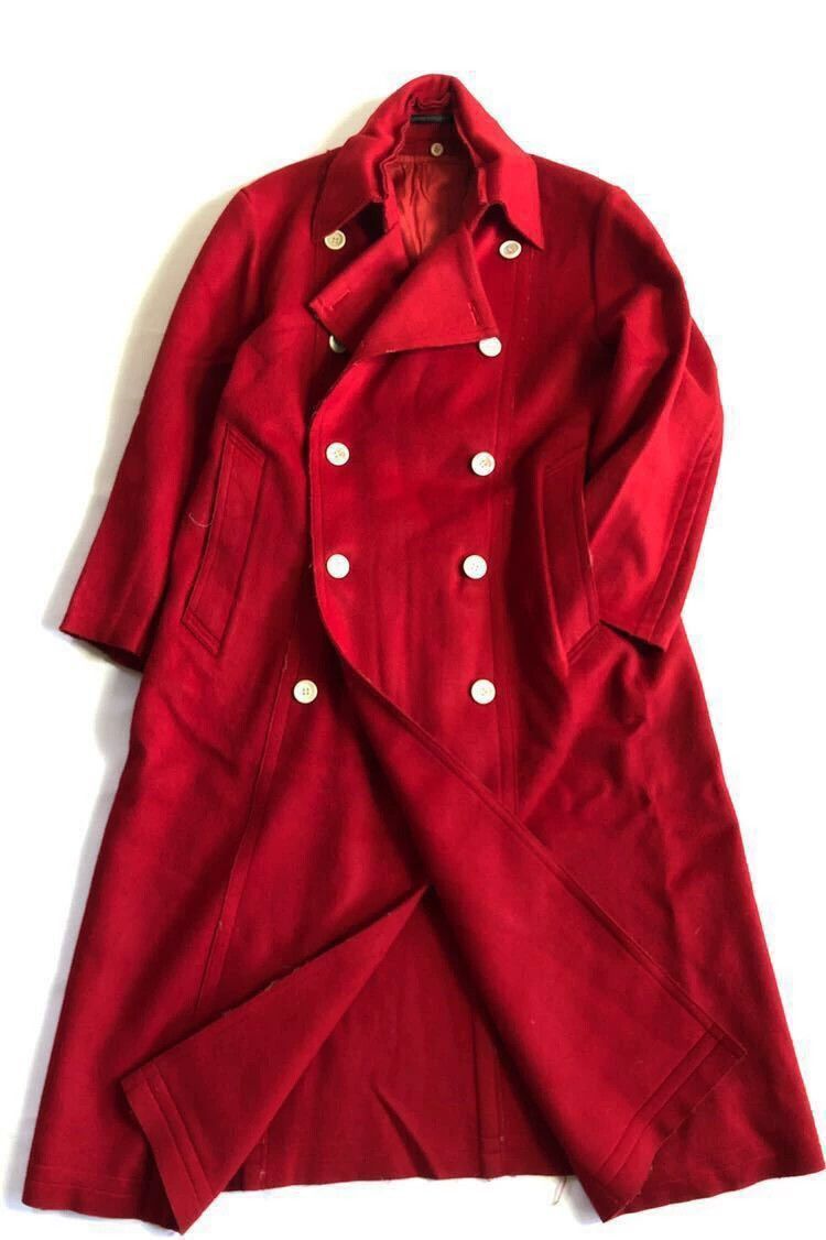Yohji Yamamoto Yohji Yamamoto yohji yamamoto 93aw Runway Red Coat Size US S / EU 44-46 / 1 - 2 Thumbnail