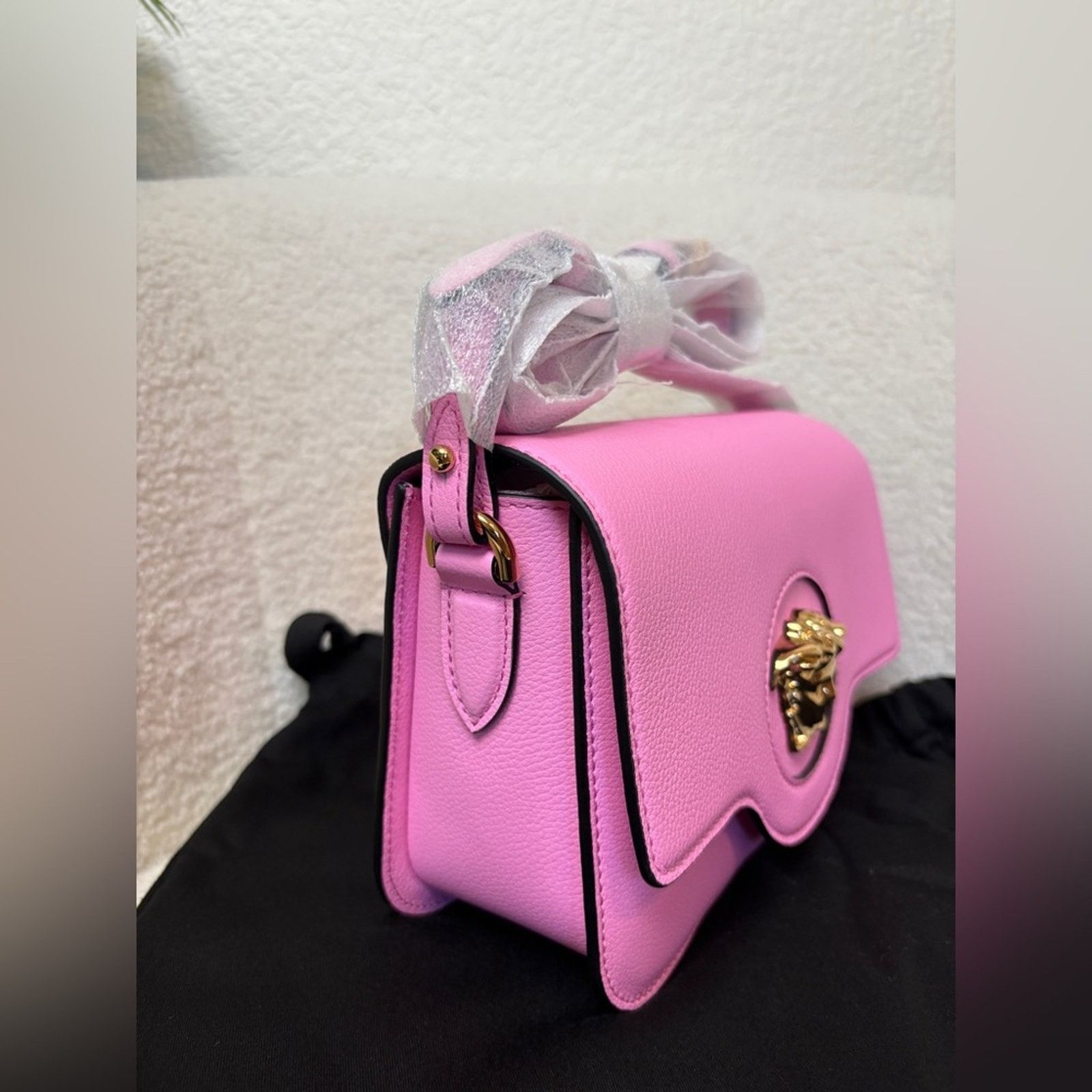 Versace Versace Pink la Medusa Crossbody Bag with Gold Hardware NWT Size ONE SIZE - 3 Thumbnail