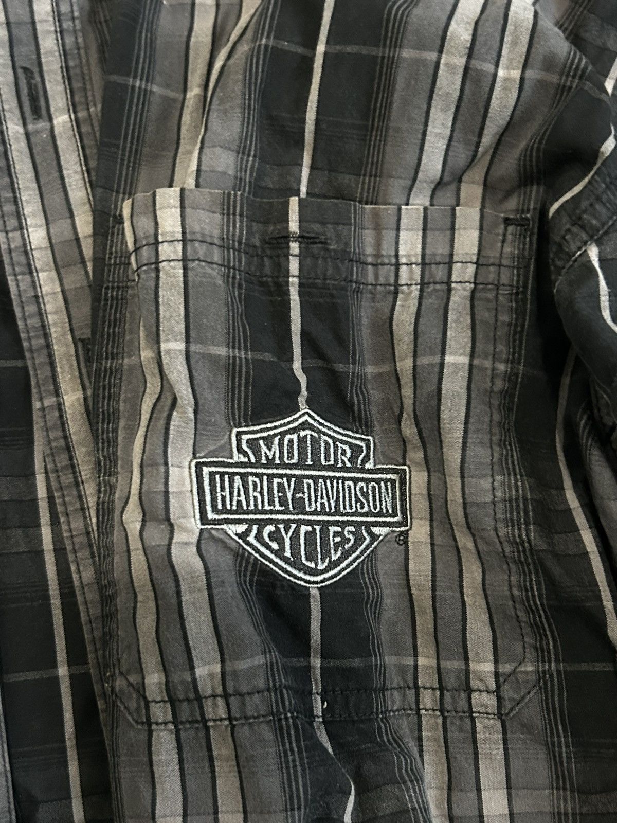 Harley Davidson Harley Davidson Black / Grey Flannel Size US XXL / EU 58 / 5 - 3 Thumbnail