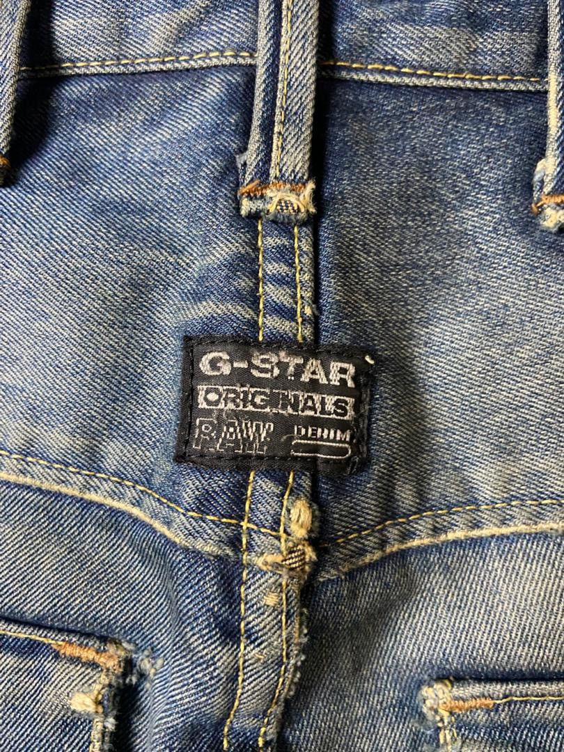 G-Star Vintage G-Star Raw Denim Distressed Jeans (135) Size US 33 - 15 Thumbnail