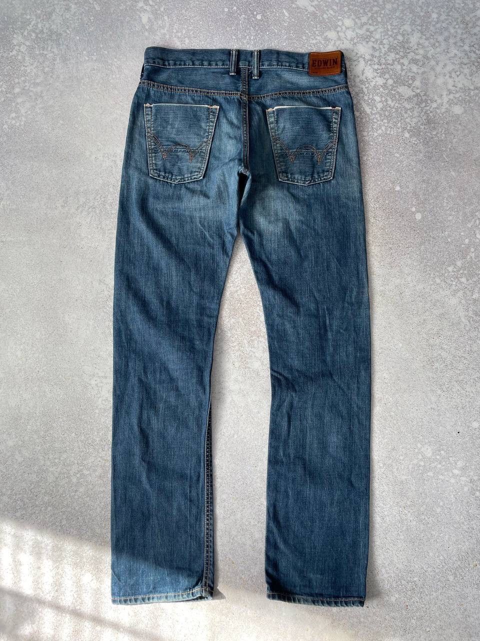 Edwin × Japanese Brand × Vintage Vintage Edwin SK505N Selvage Denim Pants Y2K Ultra Rare Item Size US 33 - 4 Thumbnail