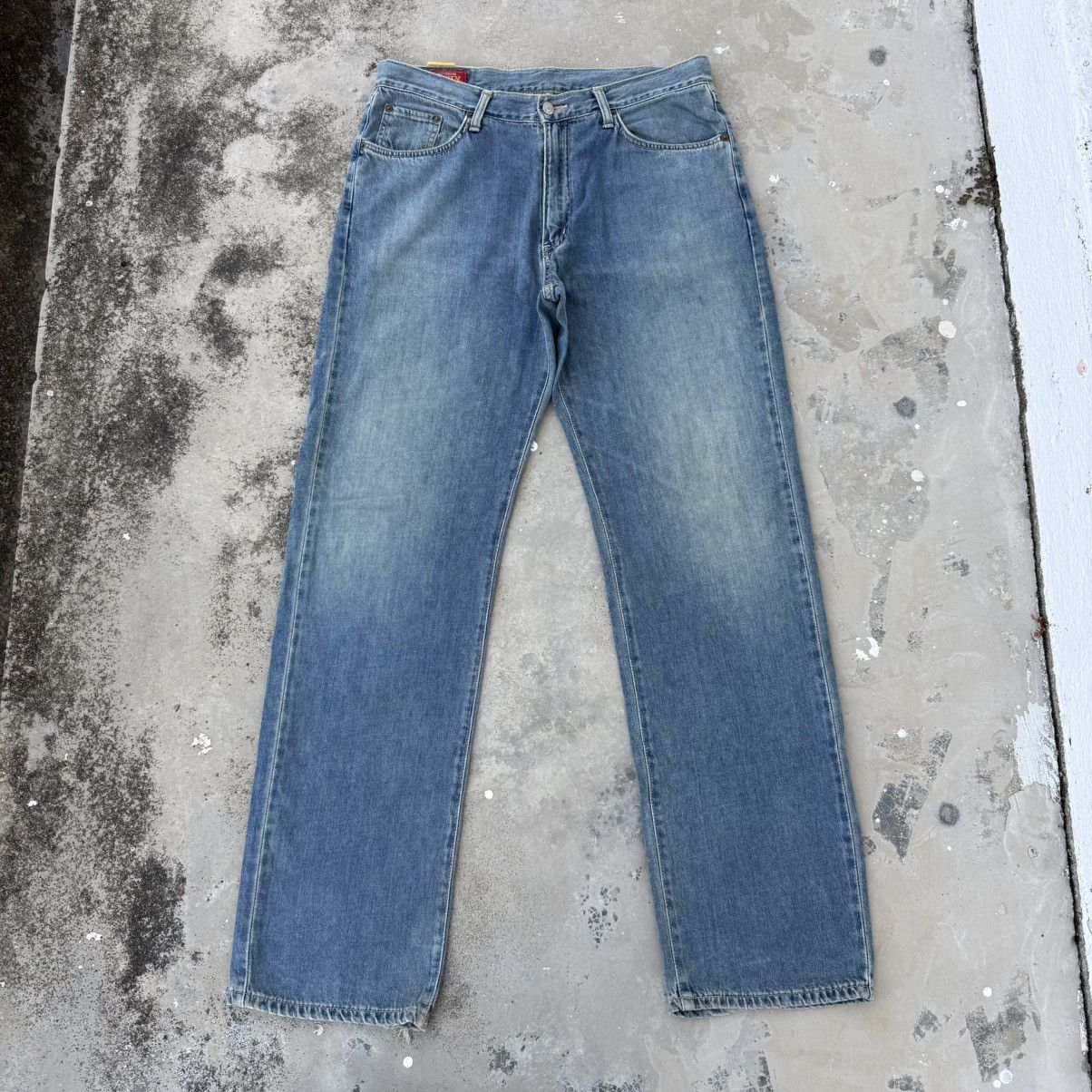 Edwin Vintage Edwin Faded Blue Denim Jean Pants W35 Size US 35 - 1 Thumbnail