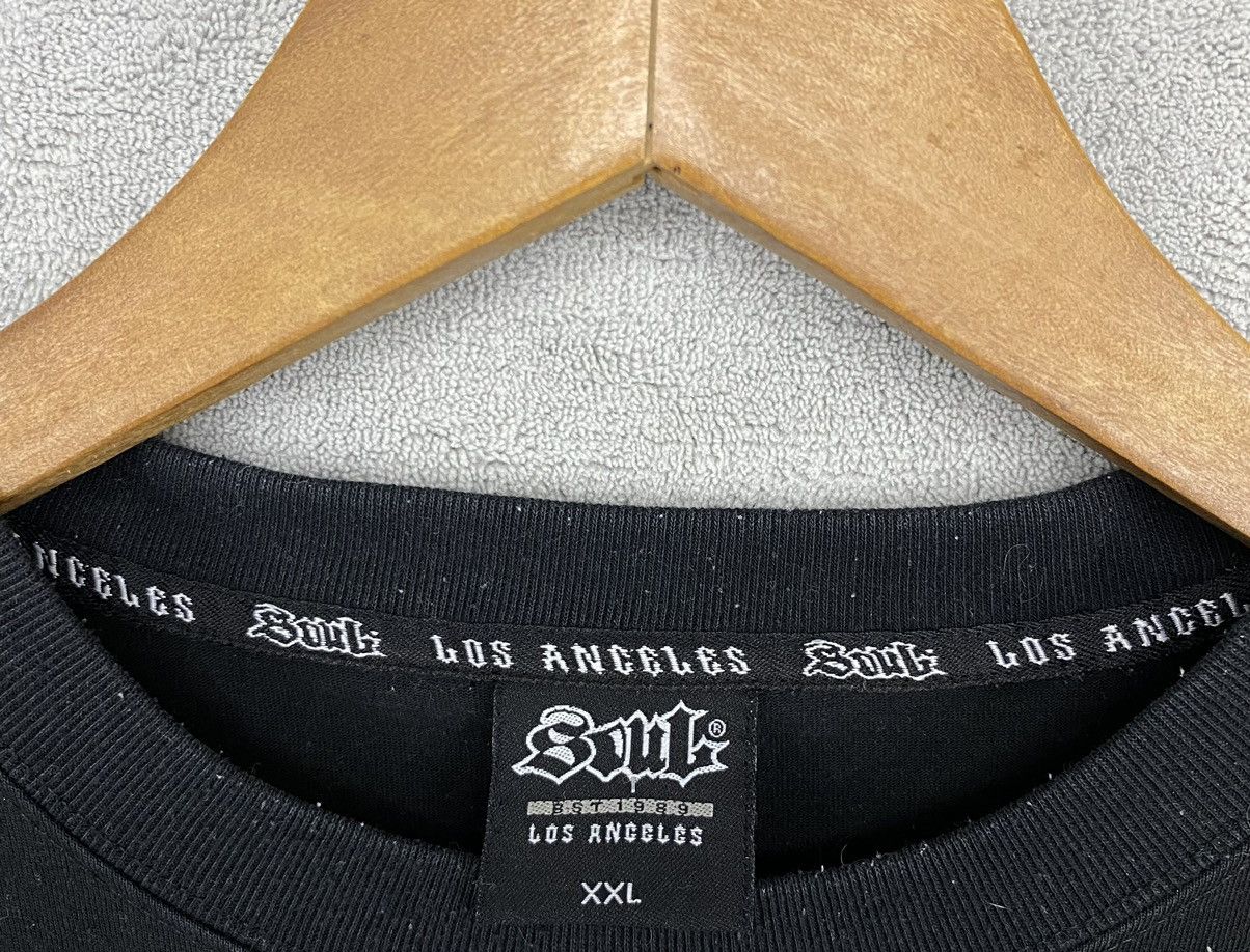 Vintage 💥Y2K SOUL LOS ANGELES BIG LOGO BLACK T-SHIRT Size US XL / EU 56 / 4 - 6 Thumbnail