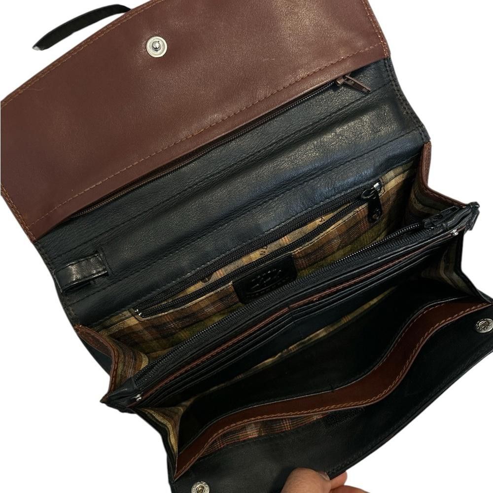 Designer Vintage Derek Alexander leather 2-way crossbody bag/wristlet Size ONE SIZE - 5 Thumbnail