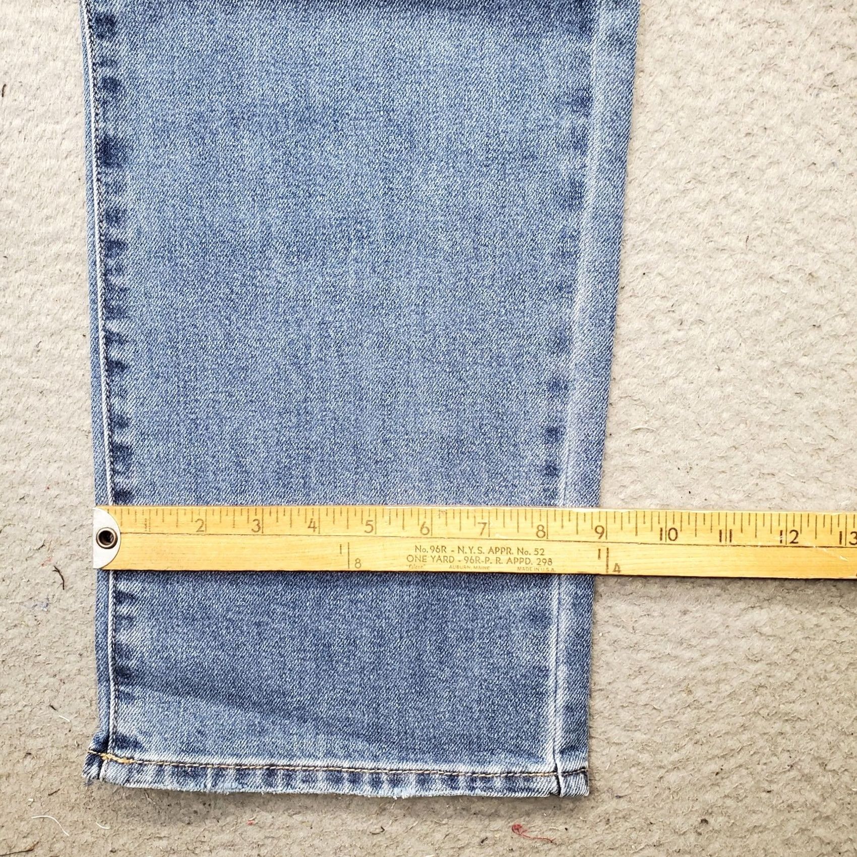 Vintage Seven7 Jeans Womens 6 Blue Denim Premium High Rise Loose Straight Leg MY10341DE Jeans Women Size 6 Blue 30.5 Inseam Regular Fit 31 Waist 5-Pocket NWT Size 28" / US 6 / IT 42 - 5 Thumbnail