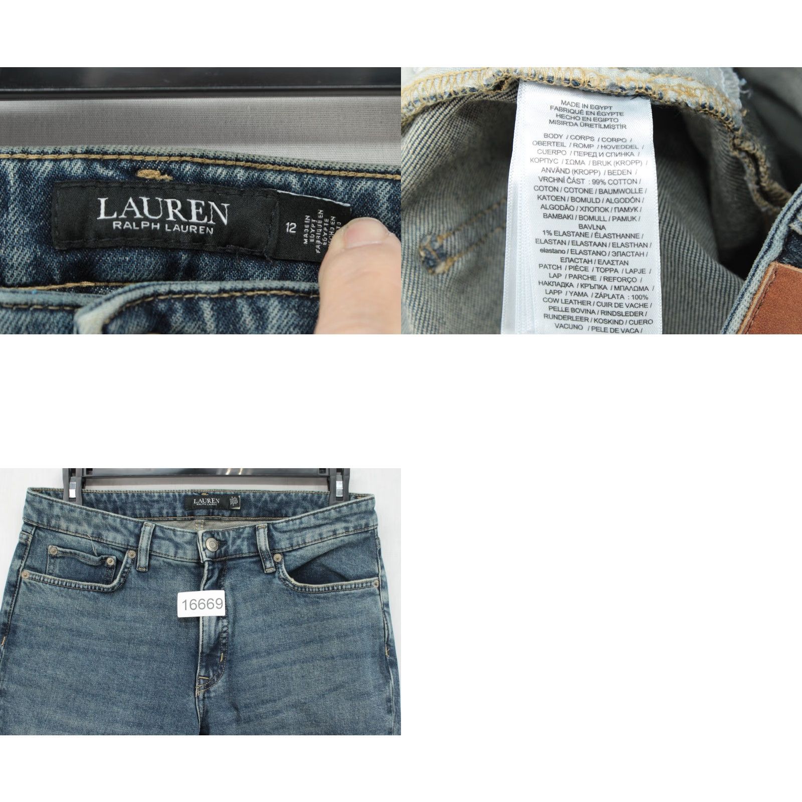 Ralph Lauren Lauren Ralph Lauren Black Label Jeans Womens 12 Tapered Leg Raw Cuff Street Wear Size 34" / US 12 / IT 48 - 8 Thumbnail