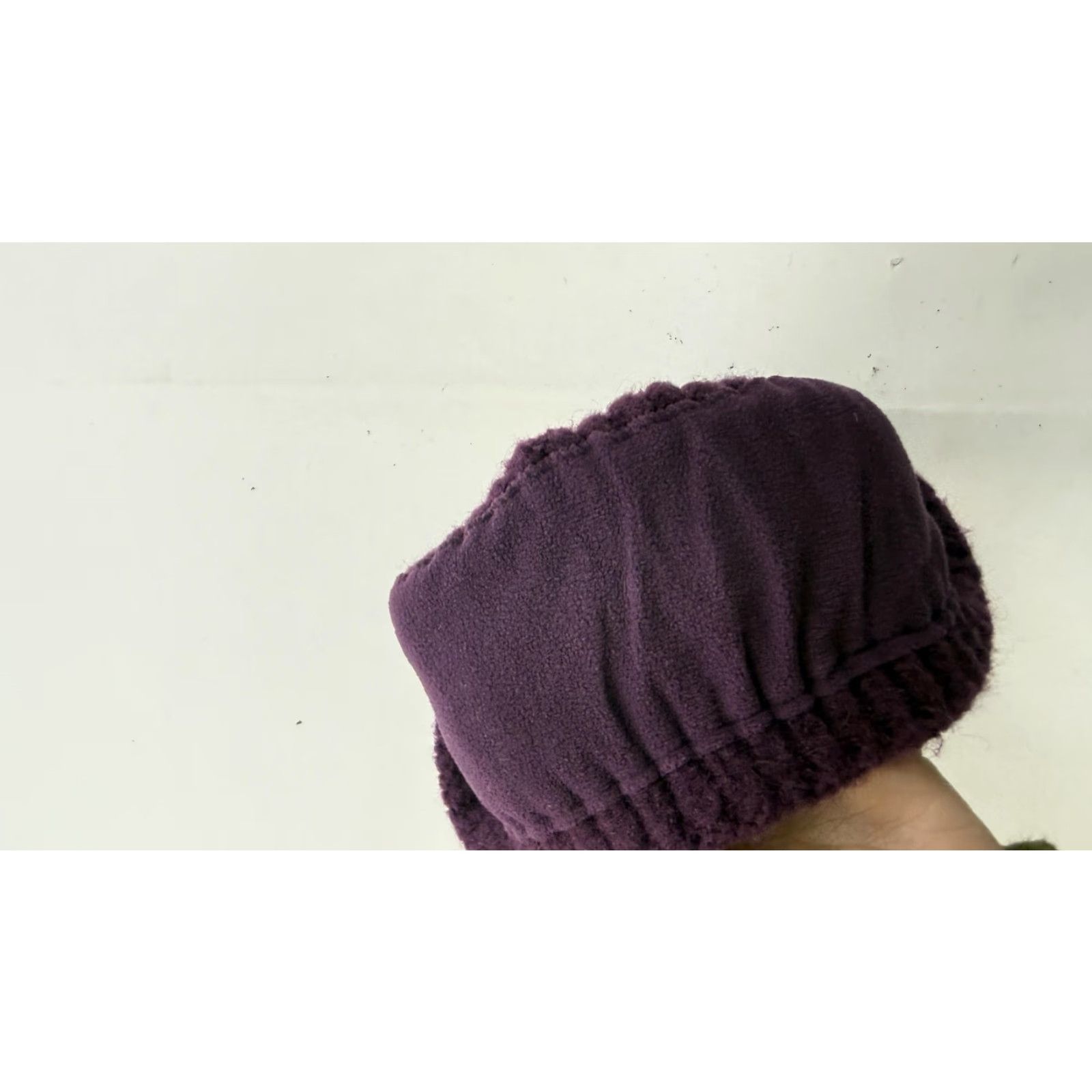 Vintage Columbia Hat Beanie Womens Purple Knit Pom Fleece Lined Winter Size ONE SIZE - 5 Thumbnail