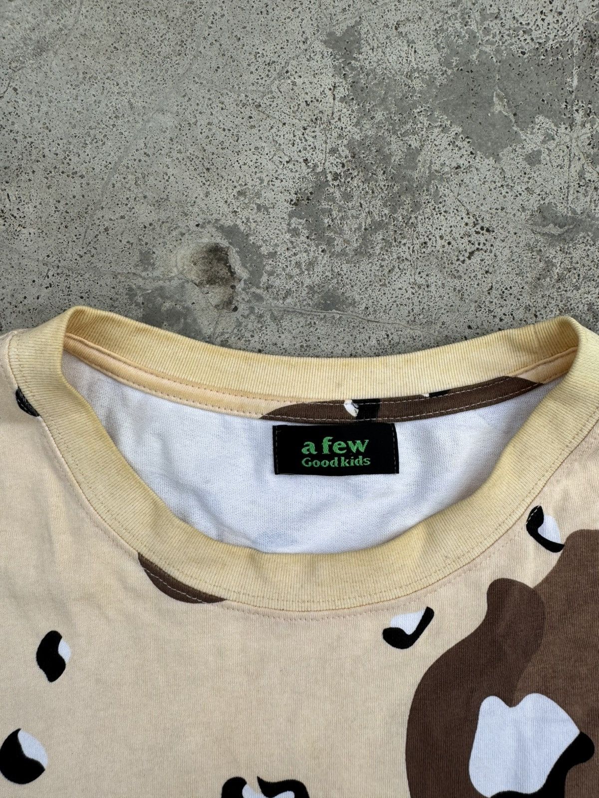 Japanese Brand A Few Good Kids Camo Chip Tshirt Size US L / EU 52-54 / 3 - 4 Thumbnail