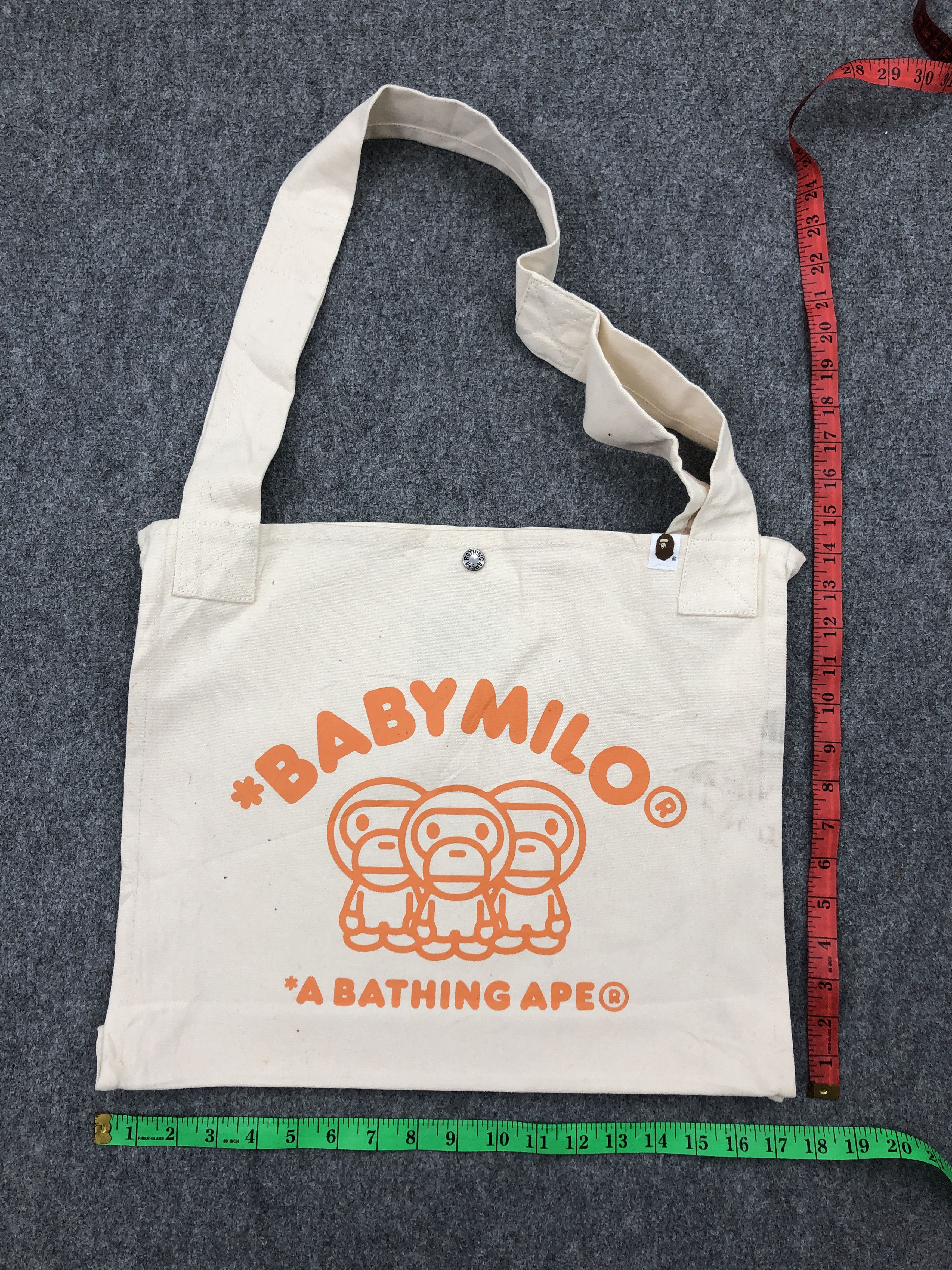 Bape Vintage Bape Baby Milo Tote Bag Crossbody BG0151 Size ONE SIZE - 9 Thumbnail