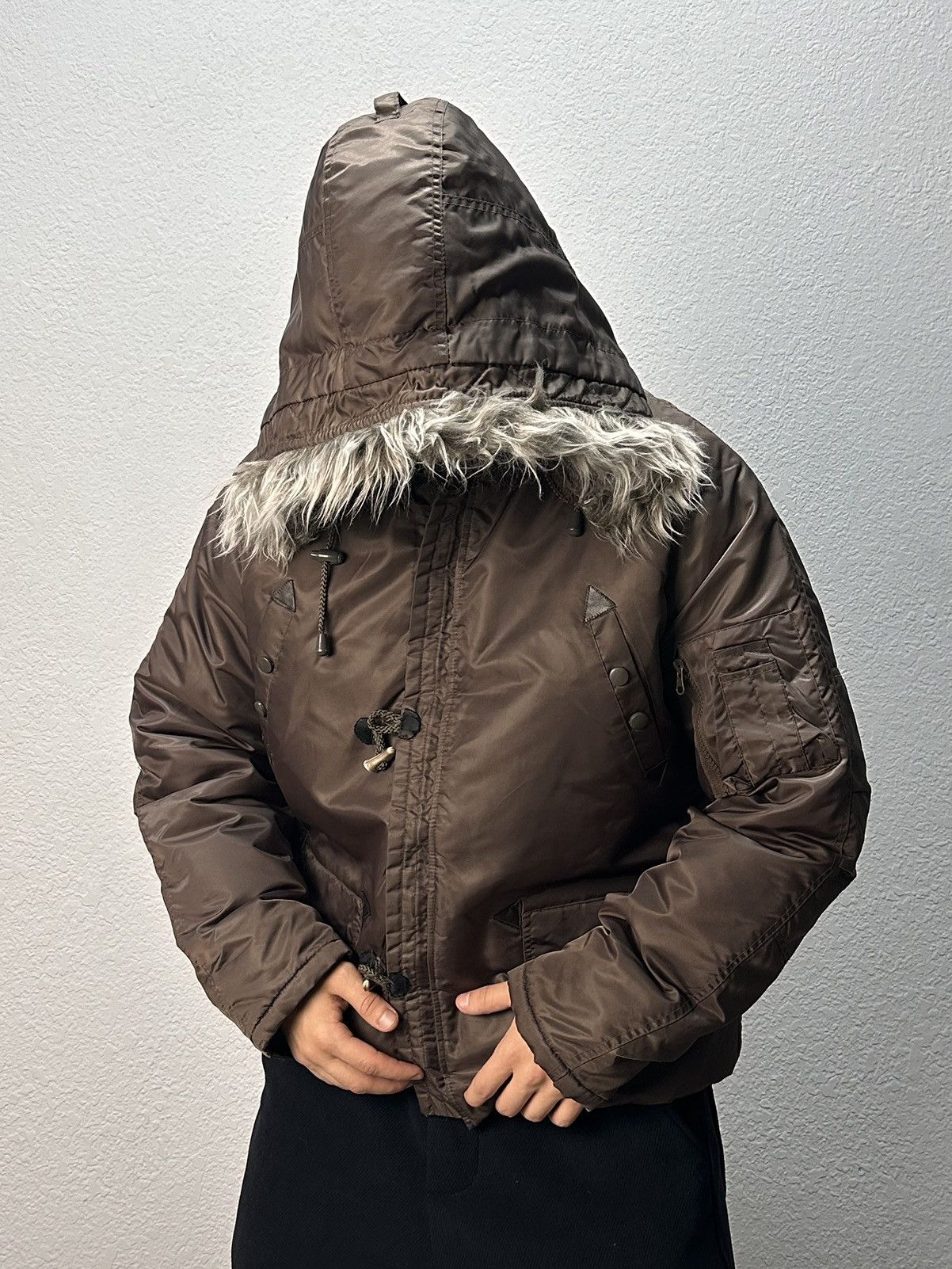 Issey Miyake WOW😻 Vintage Fur JACKET Mohair LGB HOODIE JAPAN CANADA GOOSE Size US XL / EU 56 / 4 - 11 Thumbnail