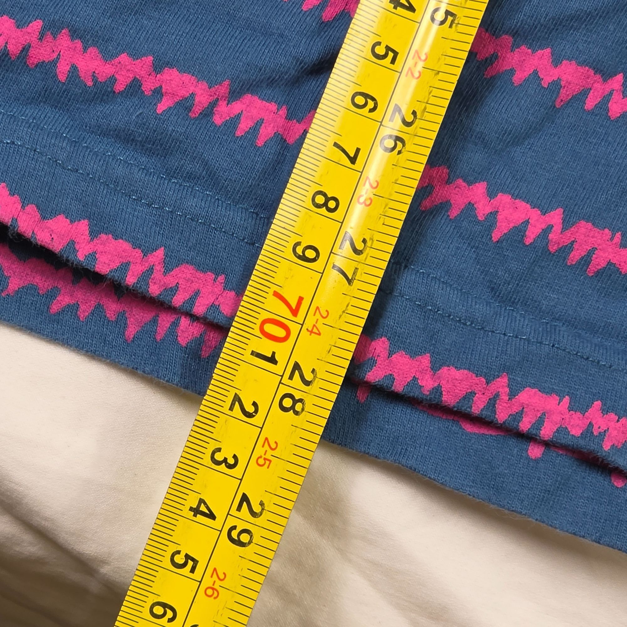 Gotcha Gotcha Mens Medium Blue Pink Stripe Pocket Tee Casual Short Size US M / EU 48-50 / 2 - 10 Thumbnail