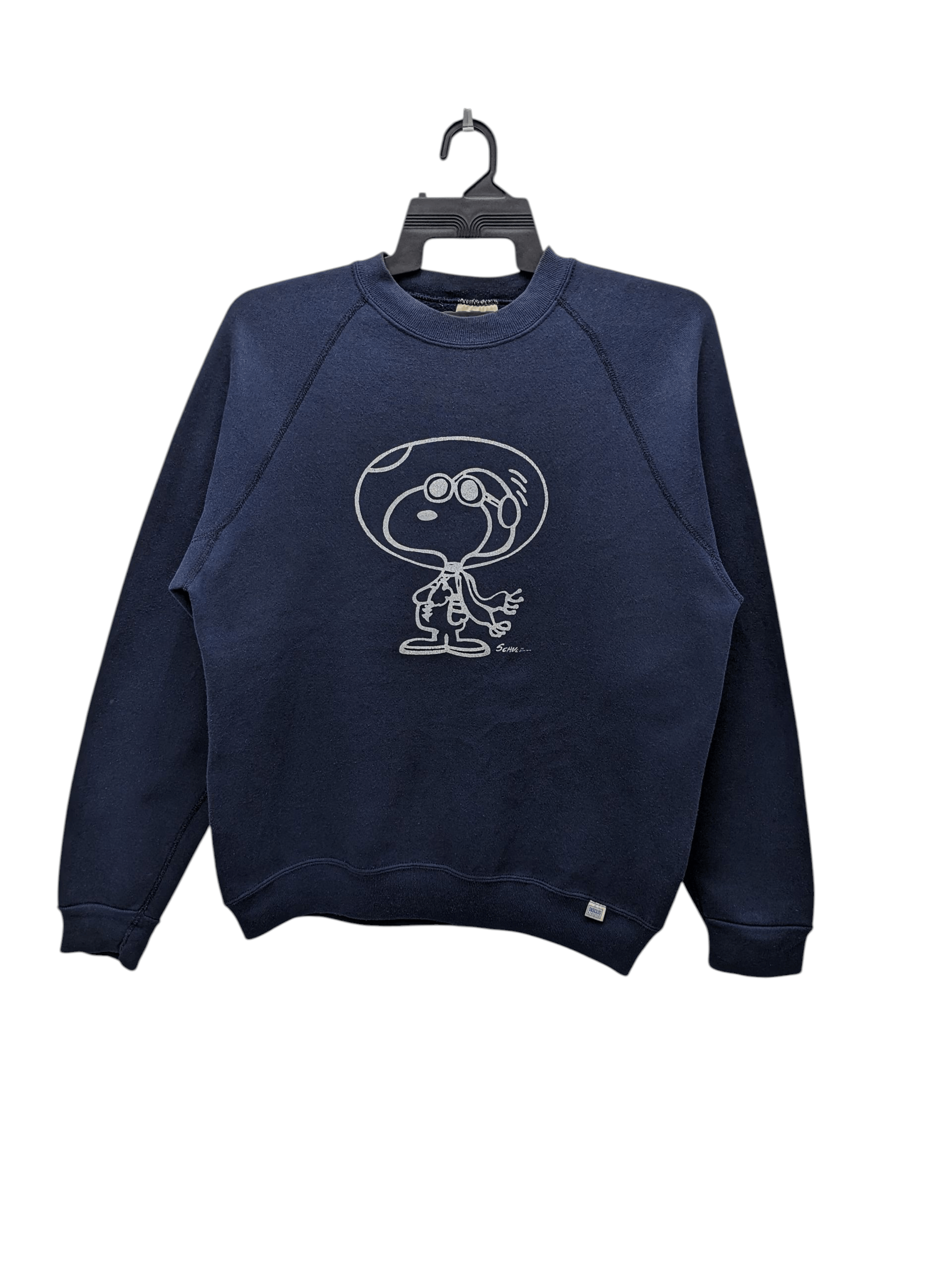 Peanuts Vintage 90s Snoopy Astronaut Flying Ace Graphic Sweatshirt Size US L / EU 52-54 / 3 - 1 Thumbnail