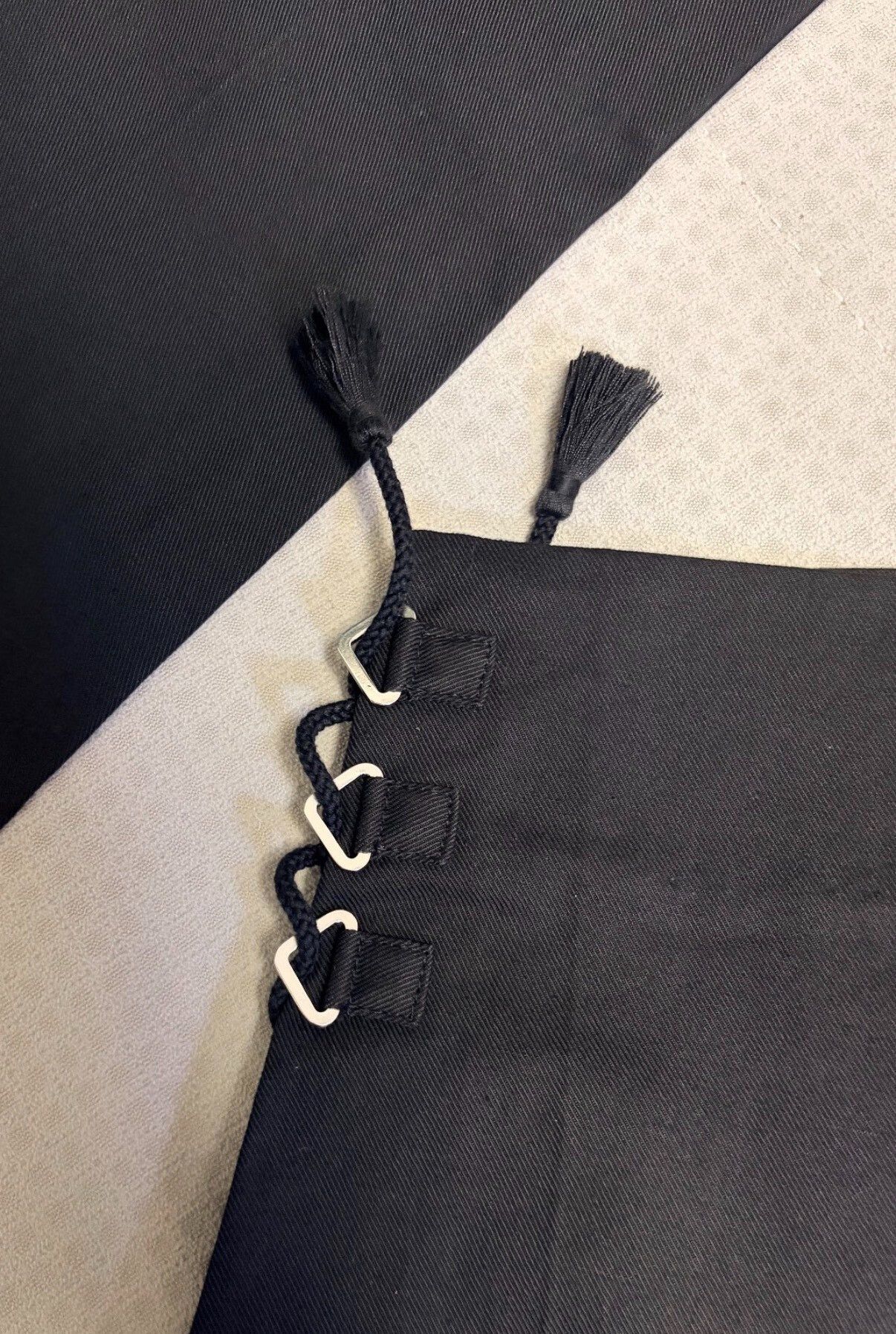 Saint Laurent Paris Saint Laurent 2022 SS Runway Black Tassel Pants Size US 30 / EU 46 - 5 Thumbnail