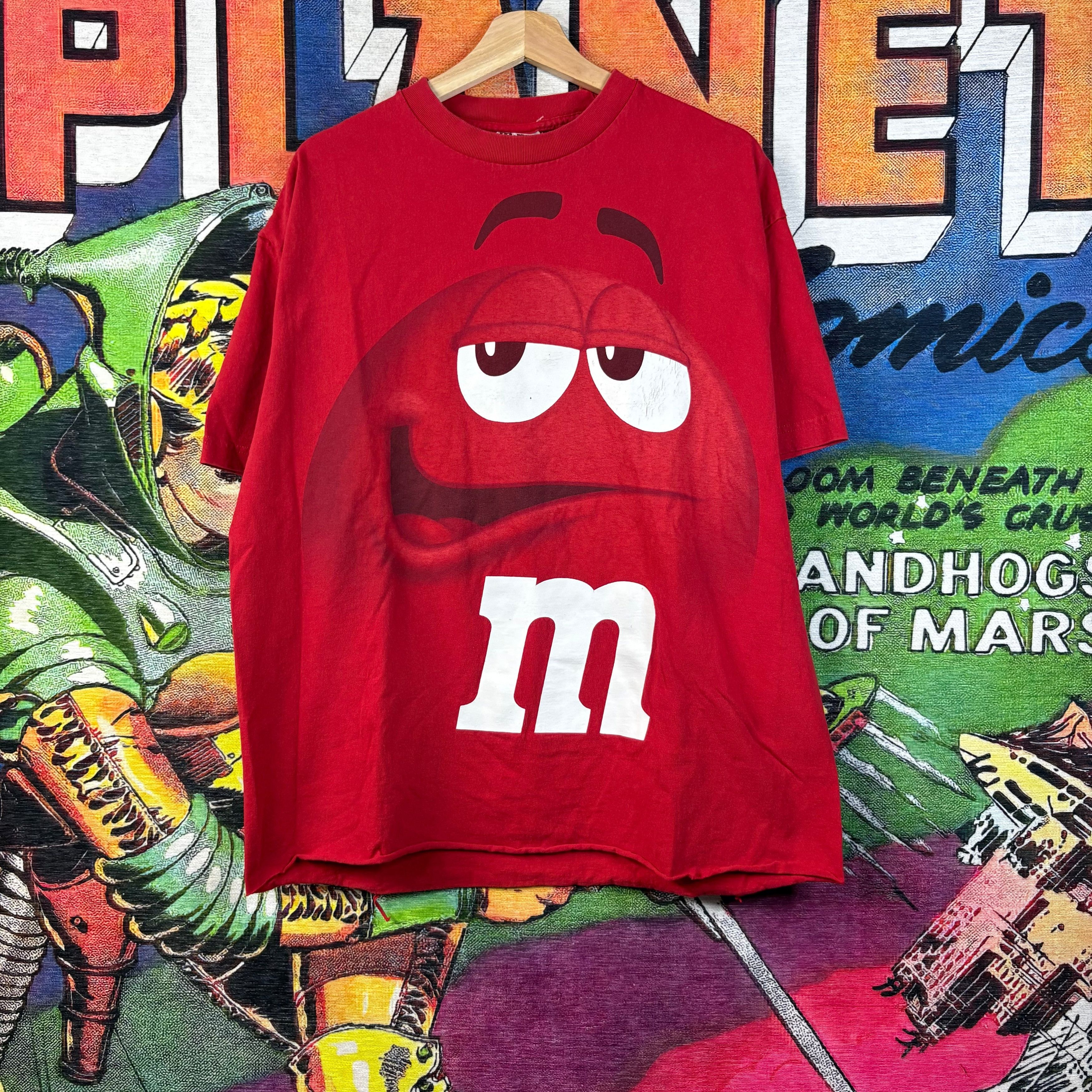 Other Y2K 2009 Red M&M's Candy Character Face Tee Size XL Size US XL / EU 56 / 4 - 1 Thumbnail