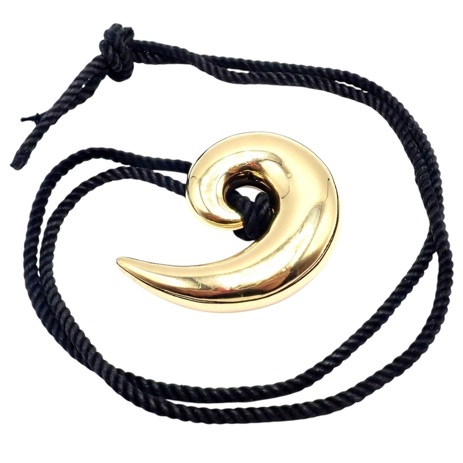 Tiffany & Co. Tiffany & Co 18k Gold Cummings Spiral Nautilus Necklace Size ONE SIZE - 4 Thumbnail