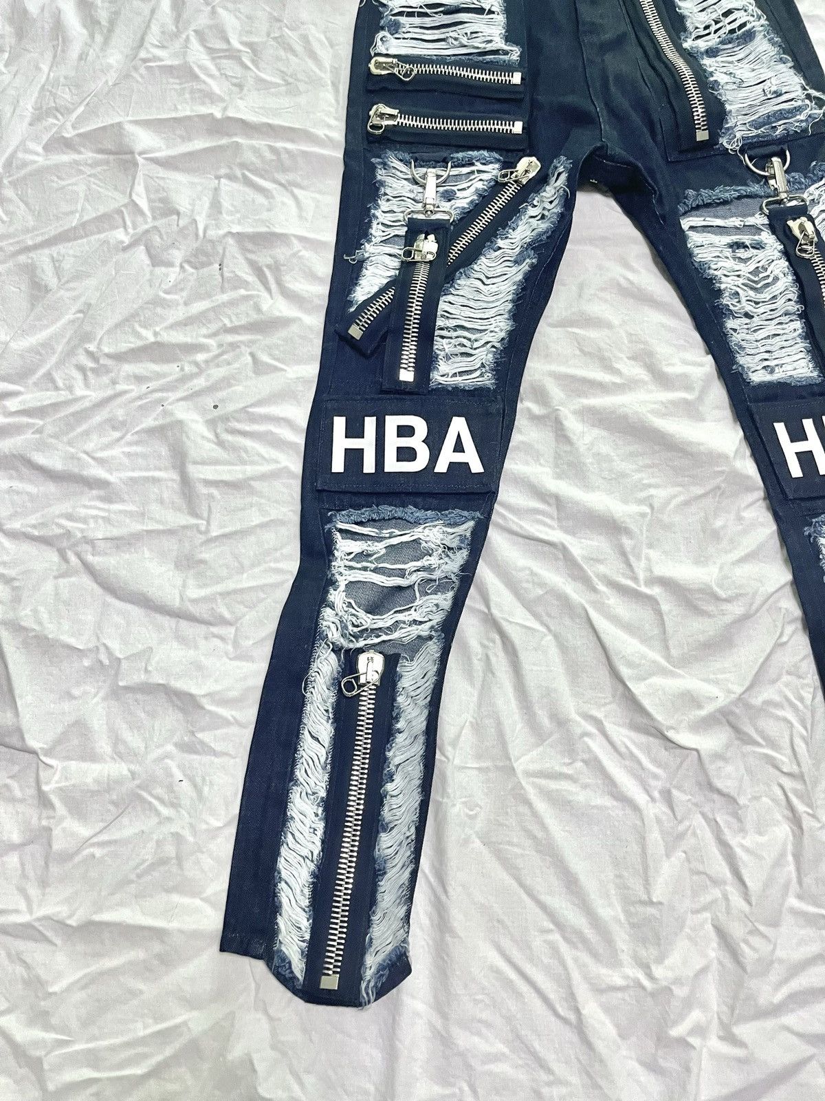 Hood By Air hood by air hba 14fw distressed raver jeans Size US 32 / EU 48 - 3 Thumbnail