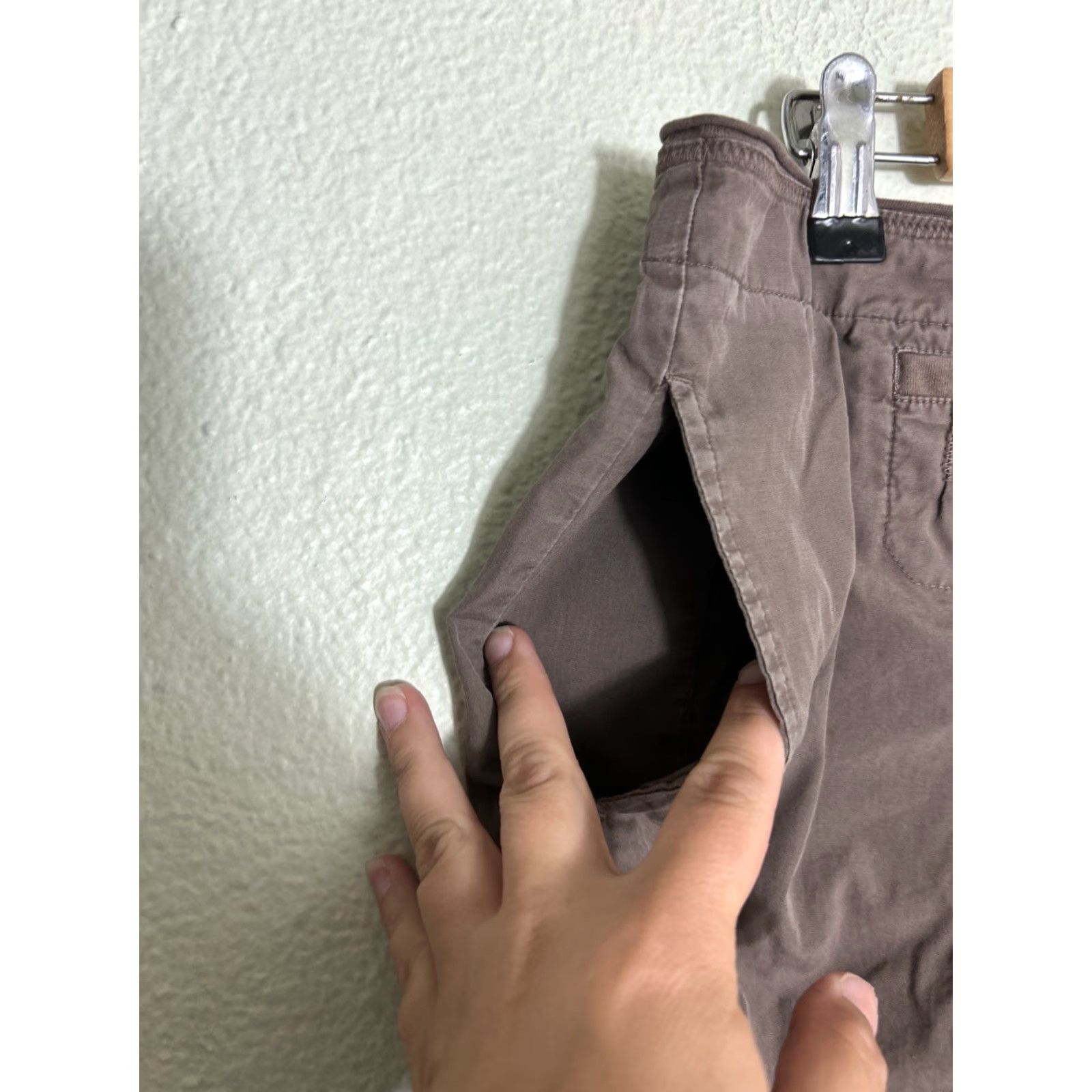 J. Jill J Jill Womens 10 Brown Shorts 100% Cotton Chino Regular Size 10 Womens Boys? Size 32" / US 10 / IT 46 - 7 Thumbnail