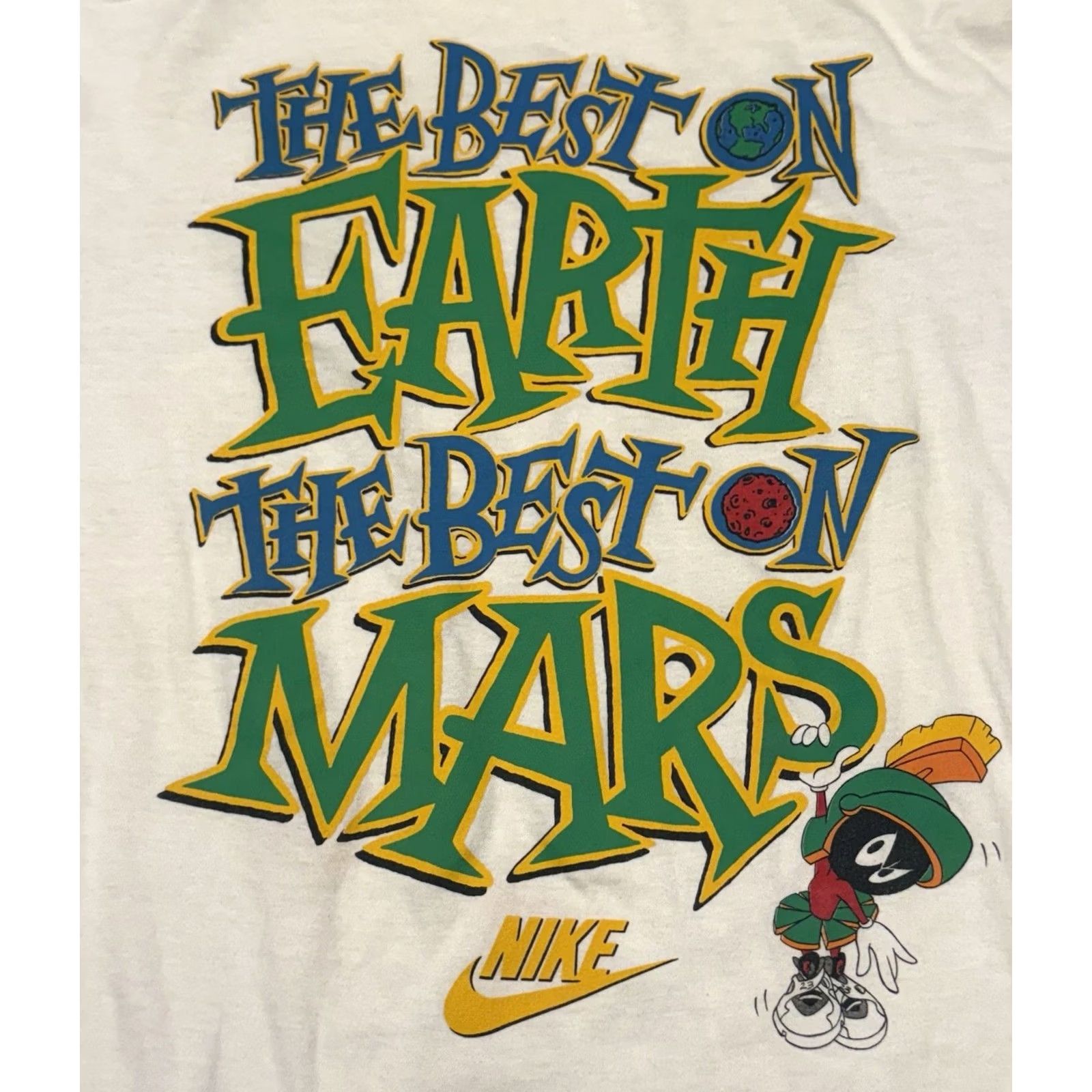 Nike VINTAGE Nike Best On Earth Shirt Large Michael Jordan Bulls Bugs 90s Mens Size US L / EU 52-54 / 3 - 4 Thumbnail