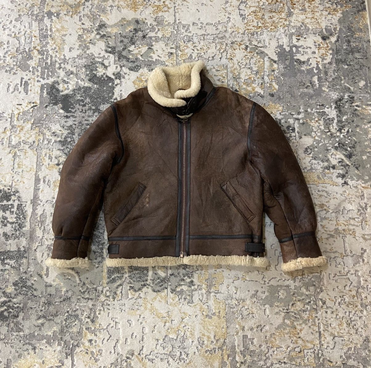 Vintage VINTAGE B3 WIND ARMOUR SHEEPSKIN SHERPA Size US L / EU 52-54 / 3 - 1 Thumbnail