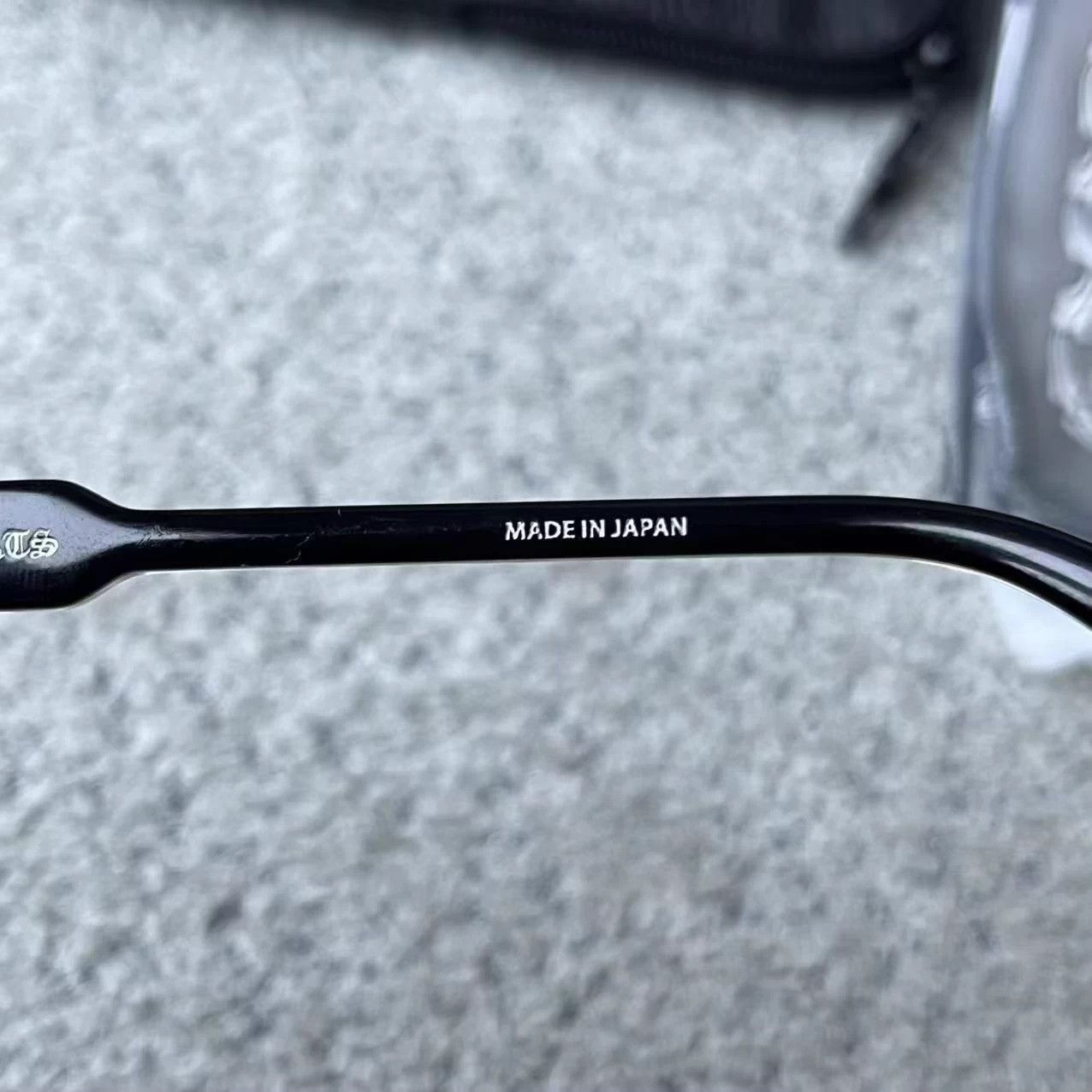 Chrome Hearts Chrome Hearts Black Logo Round Acetate Optical Frame 49 Size ONE SIZE - 4 Thumbnail