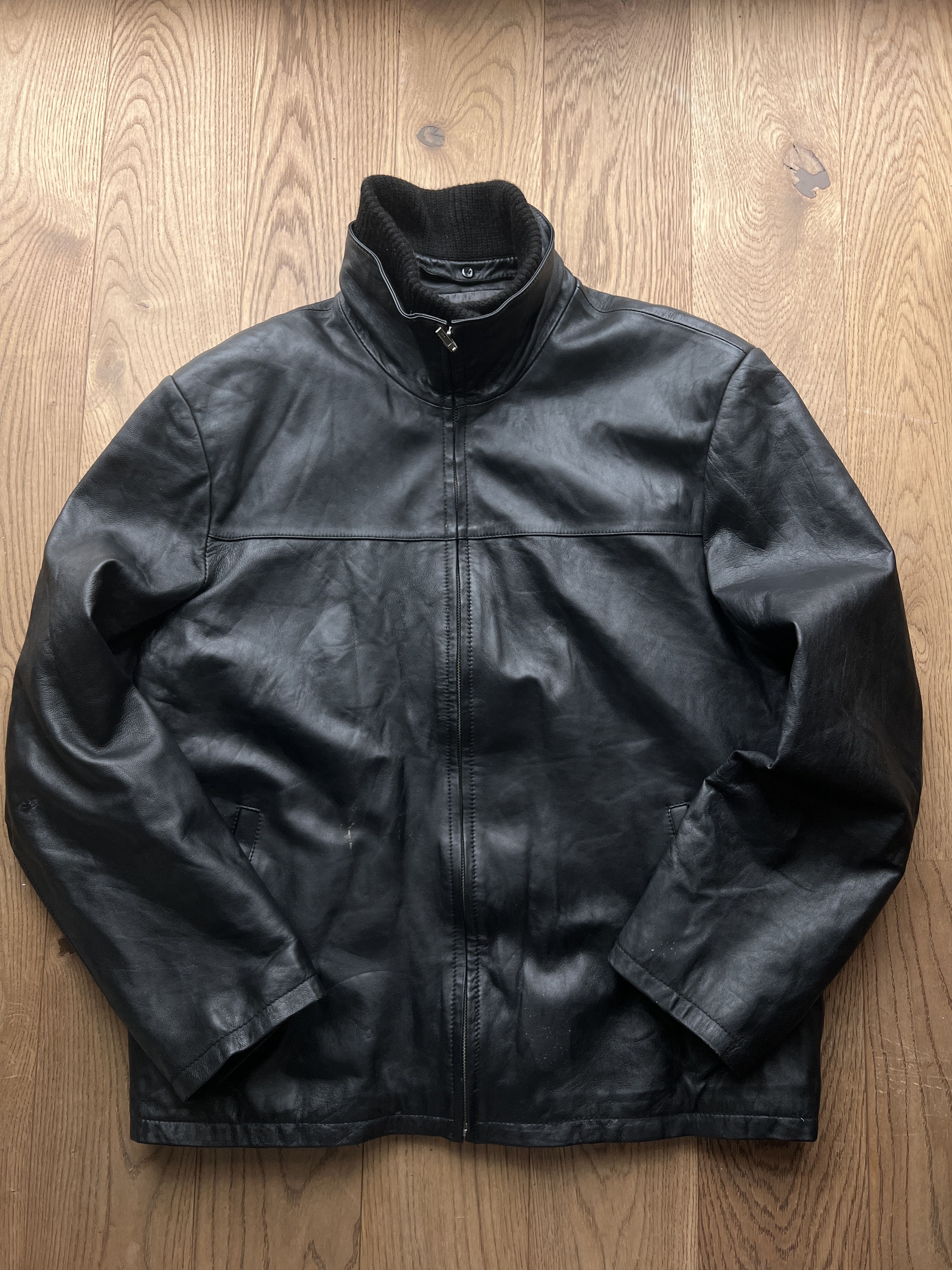 If Six Was Nine The Sopranos vibe VTG 2000s leather jacket coat opium y2k Size US L / EU 52-54 / 3 - 6 Thumbnail