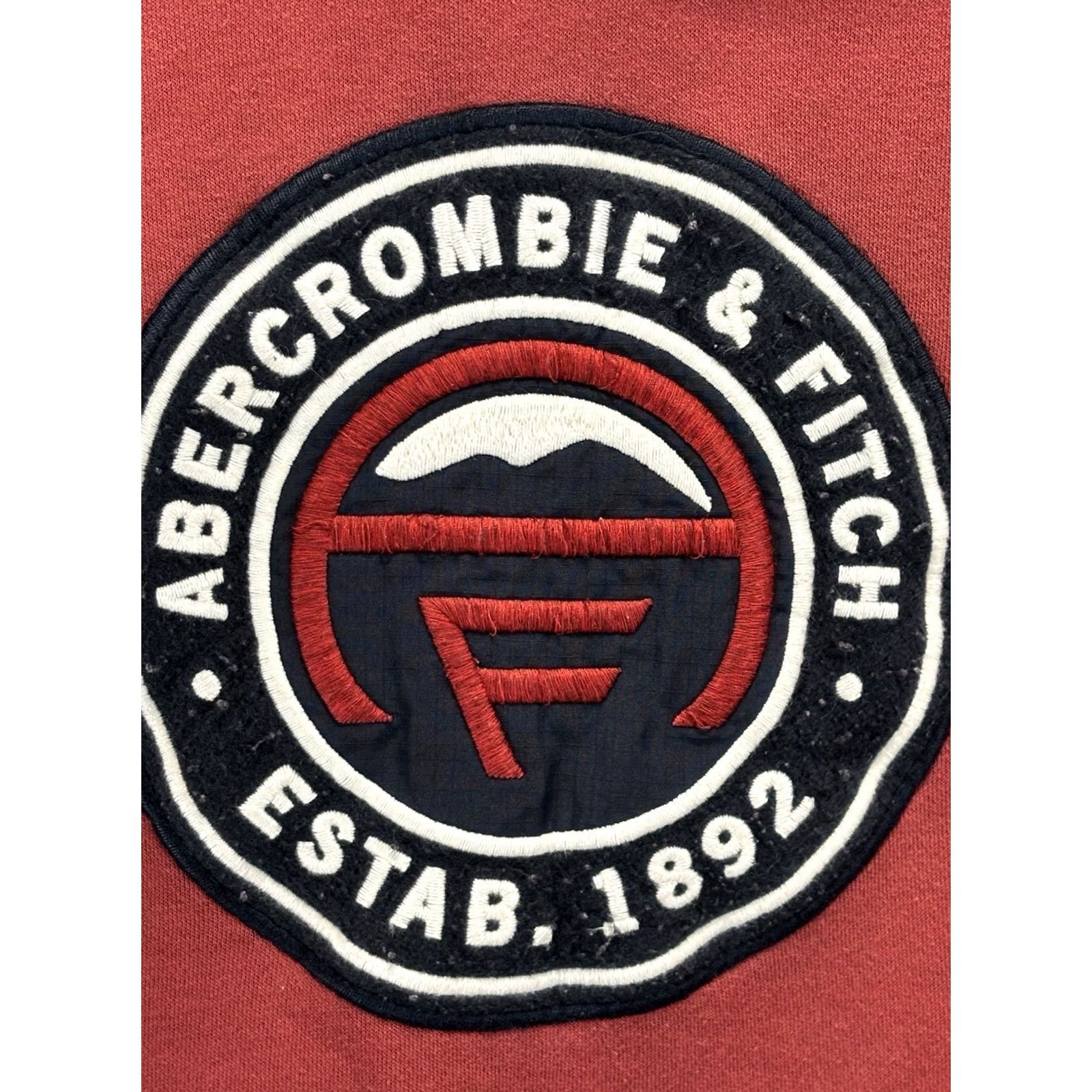 Abercrombie & Fitch VINTAGE Abercrombie & Fitch Hoodie Sweatshirt Men’s XXL Red Y2K Preppy Thrashed READ Size US XXL / EU 58 / 5 - 3 Thumbnail