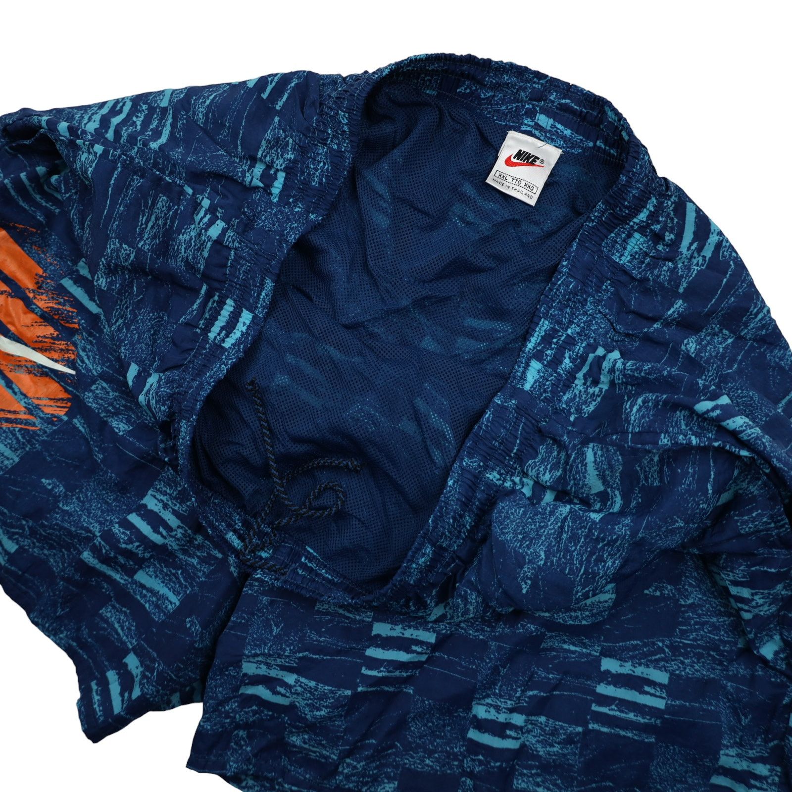 Nike × Vintage Vintage 90s Nike Crazy Abstract Print Swim Trunks Size US 36 / EU 52 - 5 Thumbnail