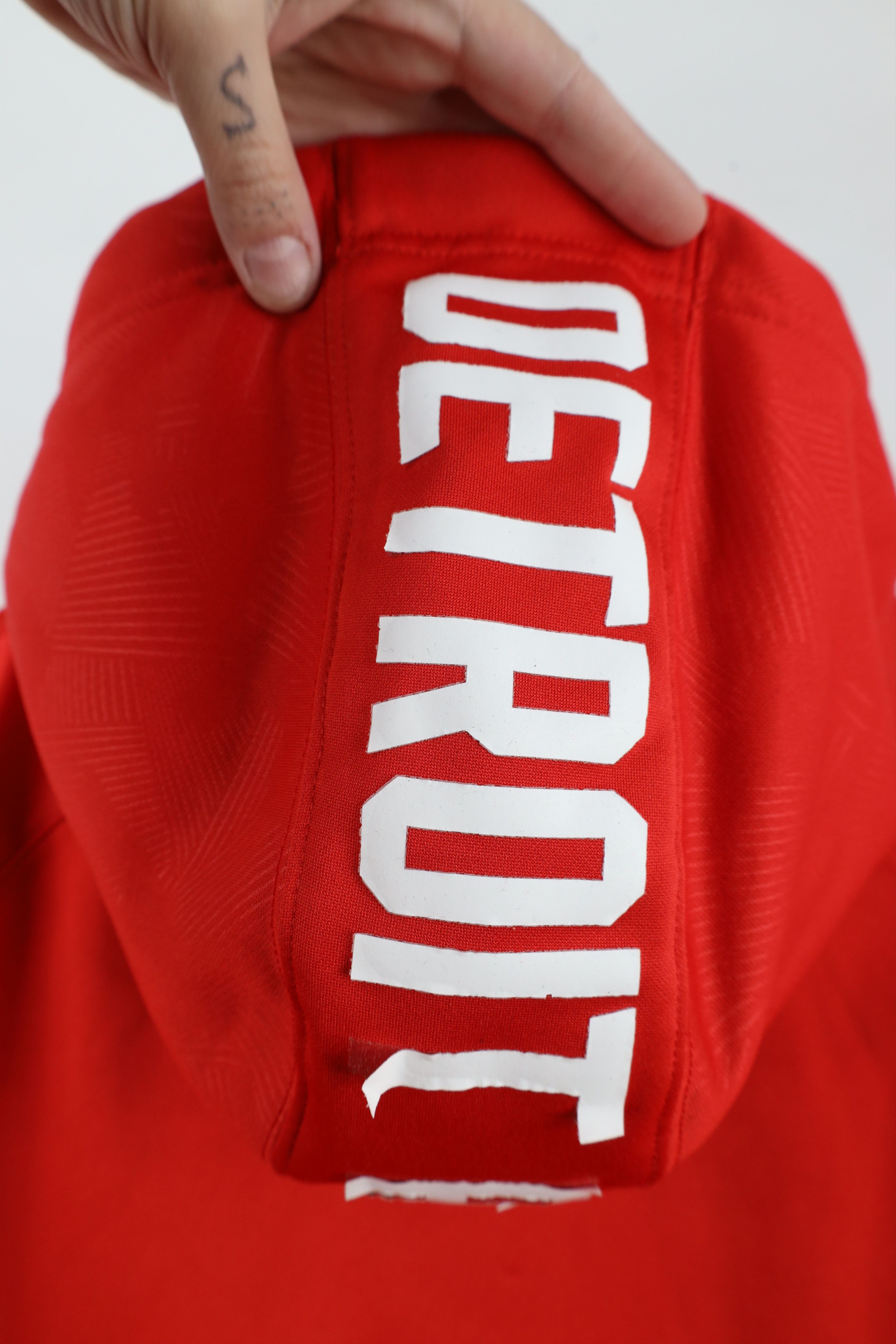 Vintage Fanatics Spell Detroit Red Wings Hockey Hoodie Sweatshirt Size US XL / EU 56 / 4 - 11 Thumbnail