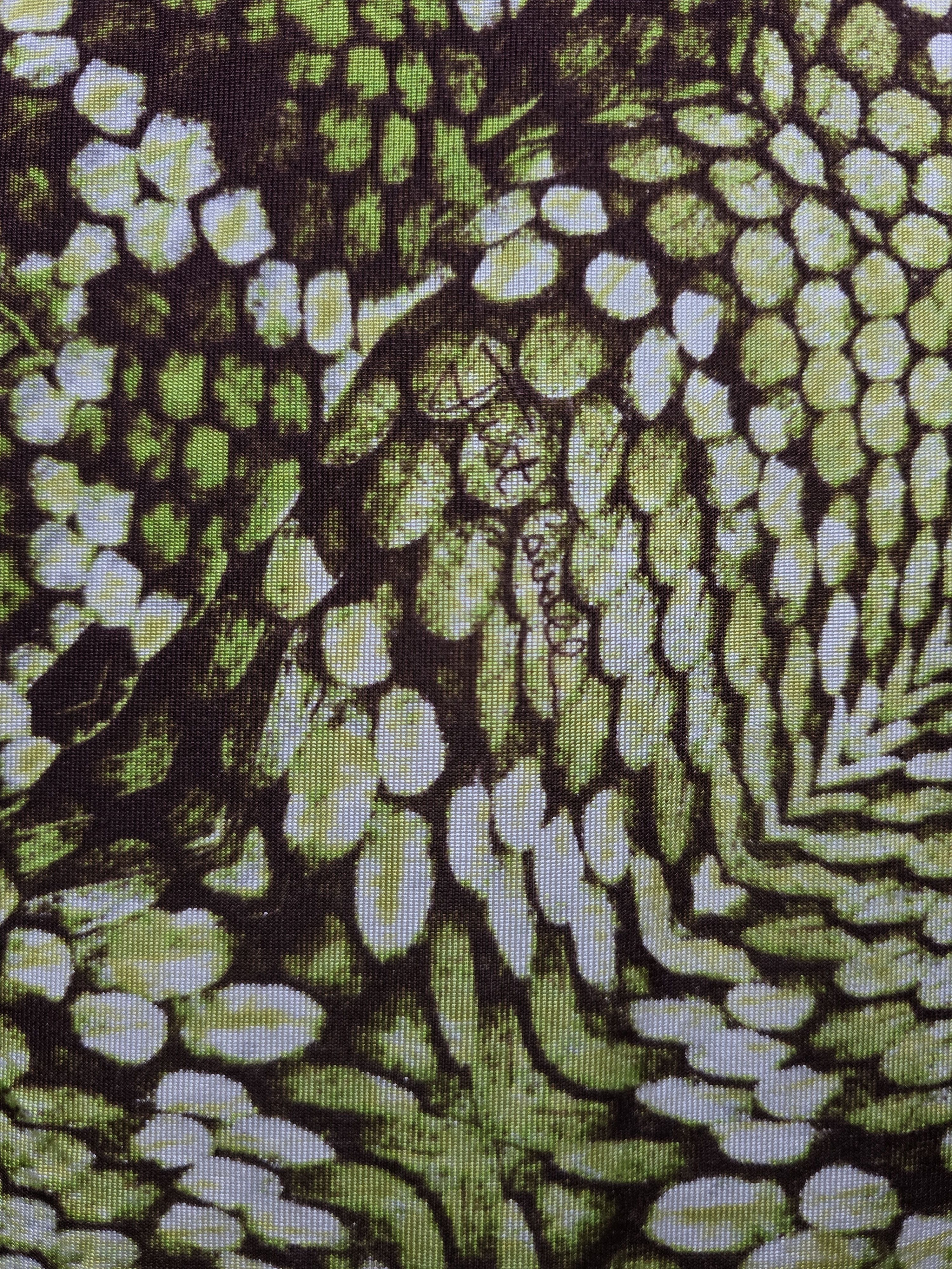 Just Cavalli Just Cavalli vintage scoop-neck,green and brown animal print Size L / US 10 / IT 46 - 6 Thumbnail