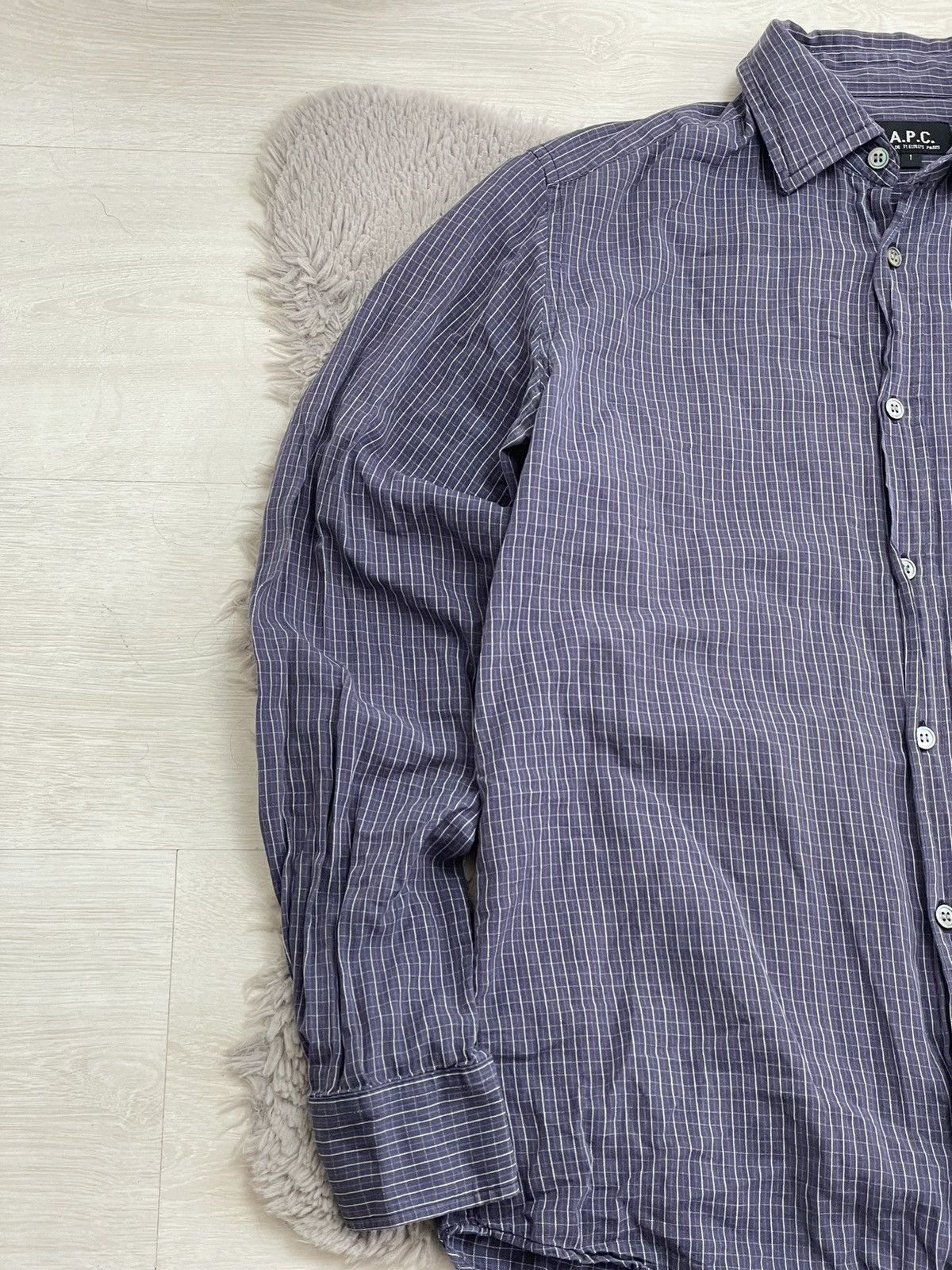 A.P.C. × Vintage A.P.C Vintage Shirt Japanese Style Luxury Brand Size US S / EU 44-46 / 1 - 3 Thumbnail