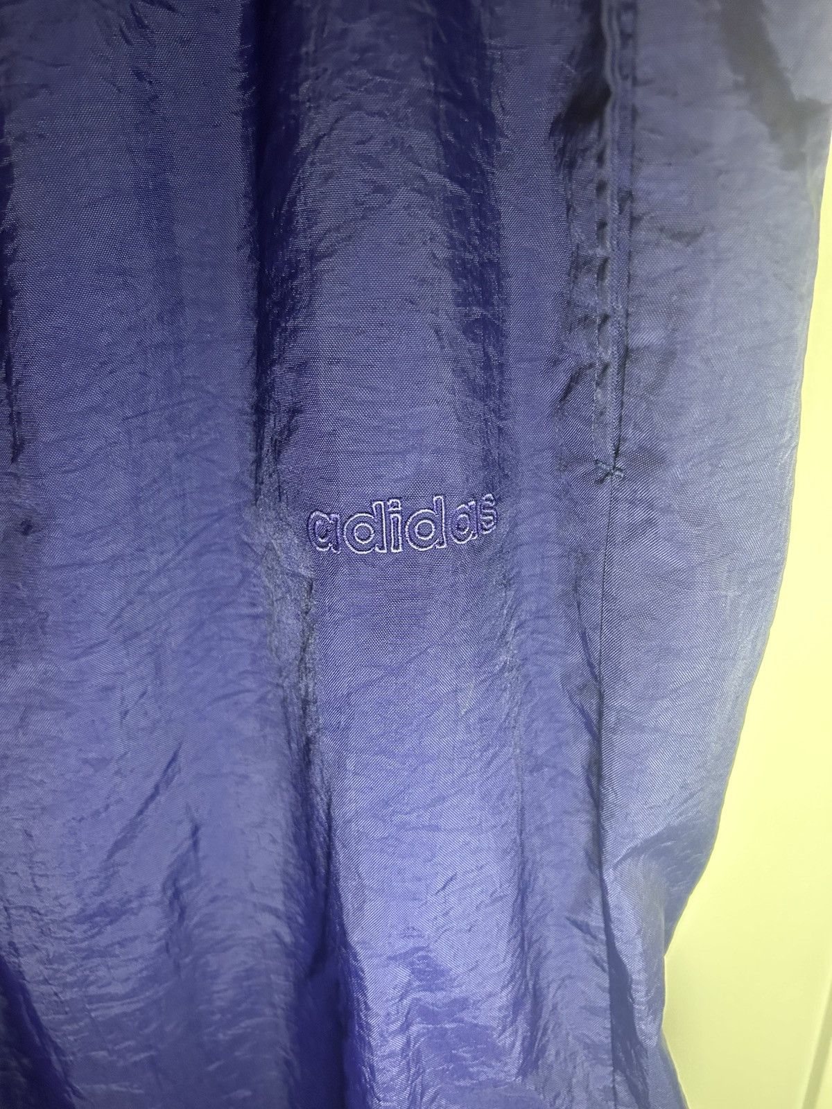 Adidas × Vintage Adidas flannel zipper flared trackpants Size US 36 / EU 52 - 3 Thumbnail