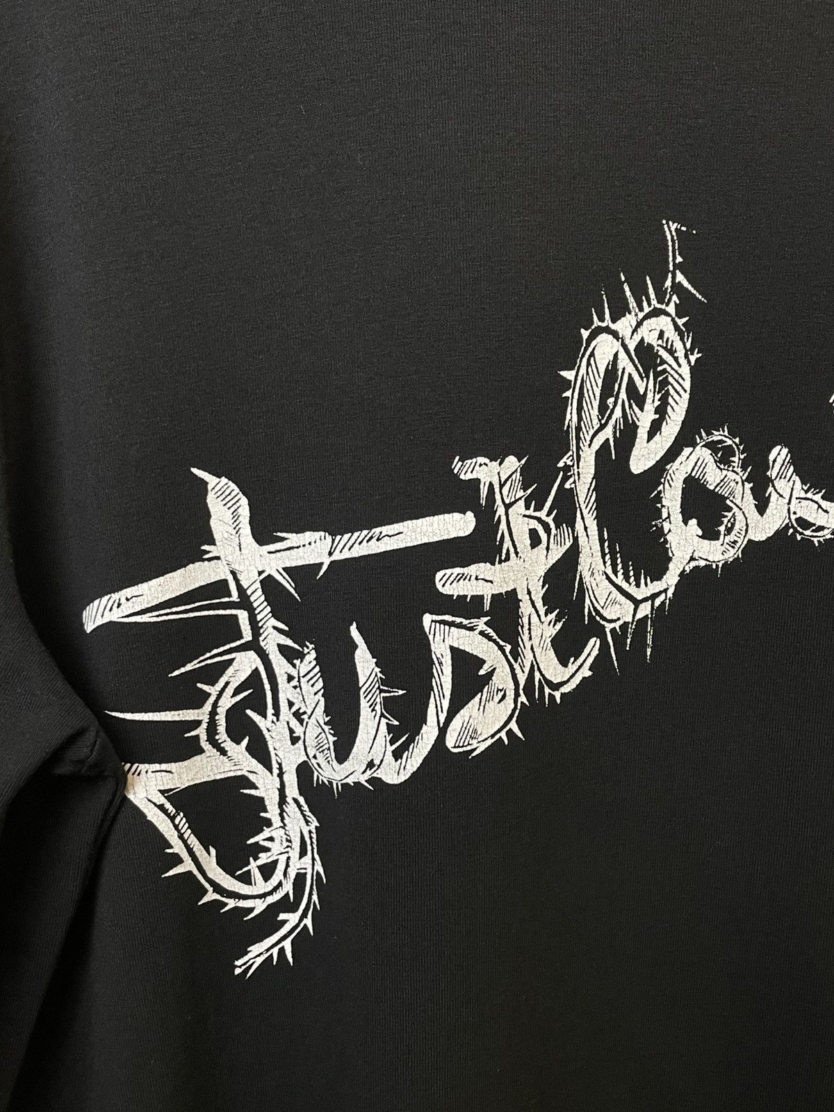 Roberto Cavalli Just Cavalli Long Sleeve Shirt Logo Black Print Size US M / EU 48-50 / 2 - 4 Thumbnail