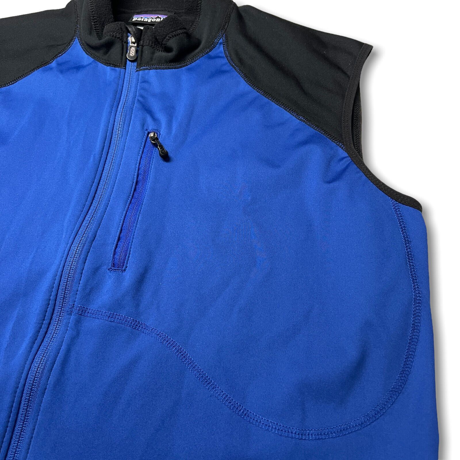 Patagonia Patagonia Wind Shield Vest Blue XL Hybrid Soft Shell Size US XL / EU 56 / 4 - 9 Thumbnail