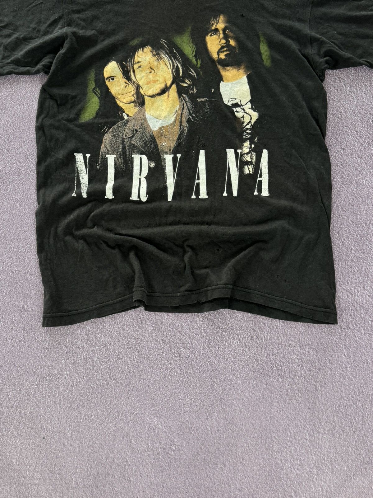 Nirvana Distressed Nirvana Vintage t shirt faded Size US S / EU 44-46 / 1 - 3 Thumbnail