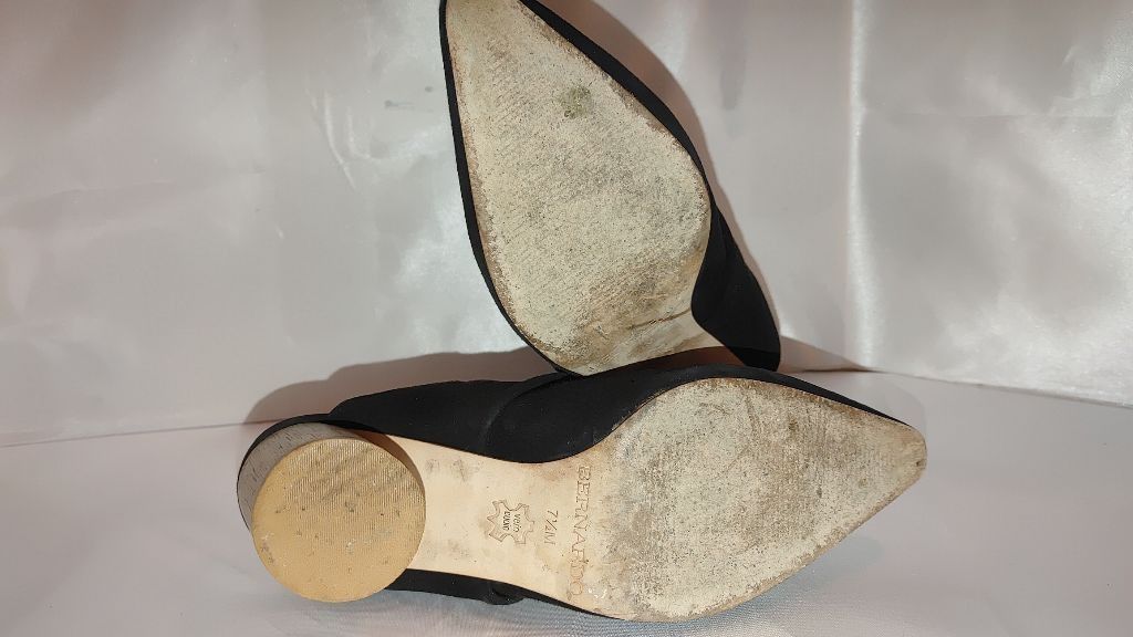 Bernhard Willhelm Bernardo Finley Suede Knot Wooden Heel Mule Size 7.5M Size US 7.5 / IT 37.5 - 10 Thumbnail