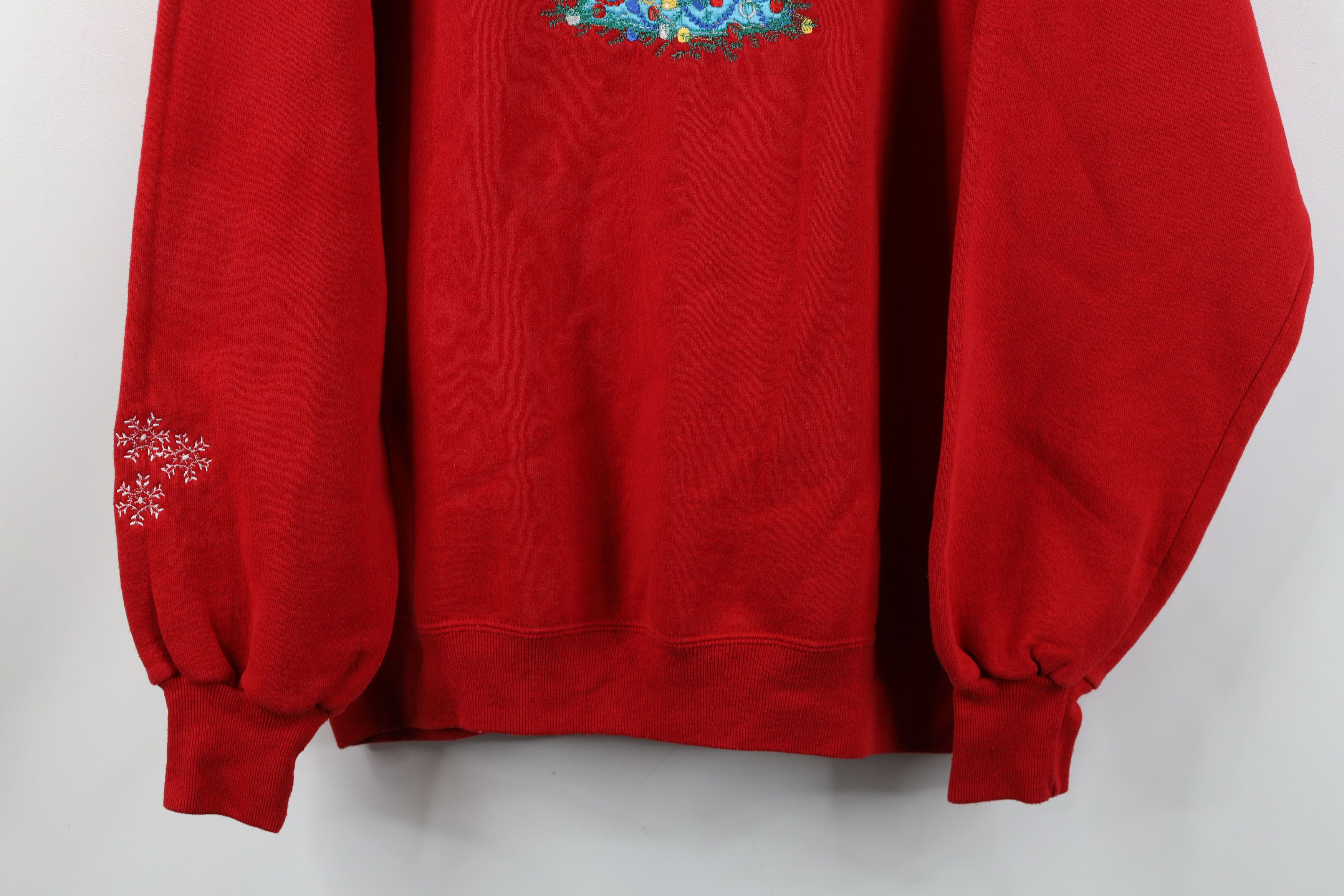 Vintage Vintage 90s Streetwear Christmas Tree Crewneck Sweatshirt Size XXL / US 16-18 / IT 52-54 - 3 Thumbnail