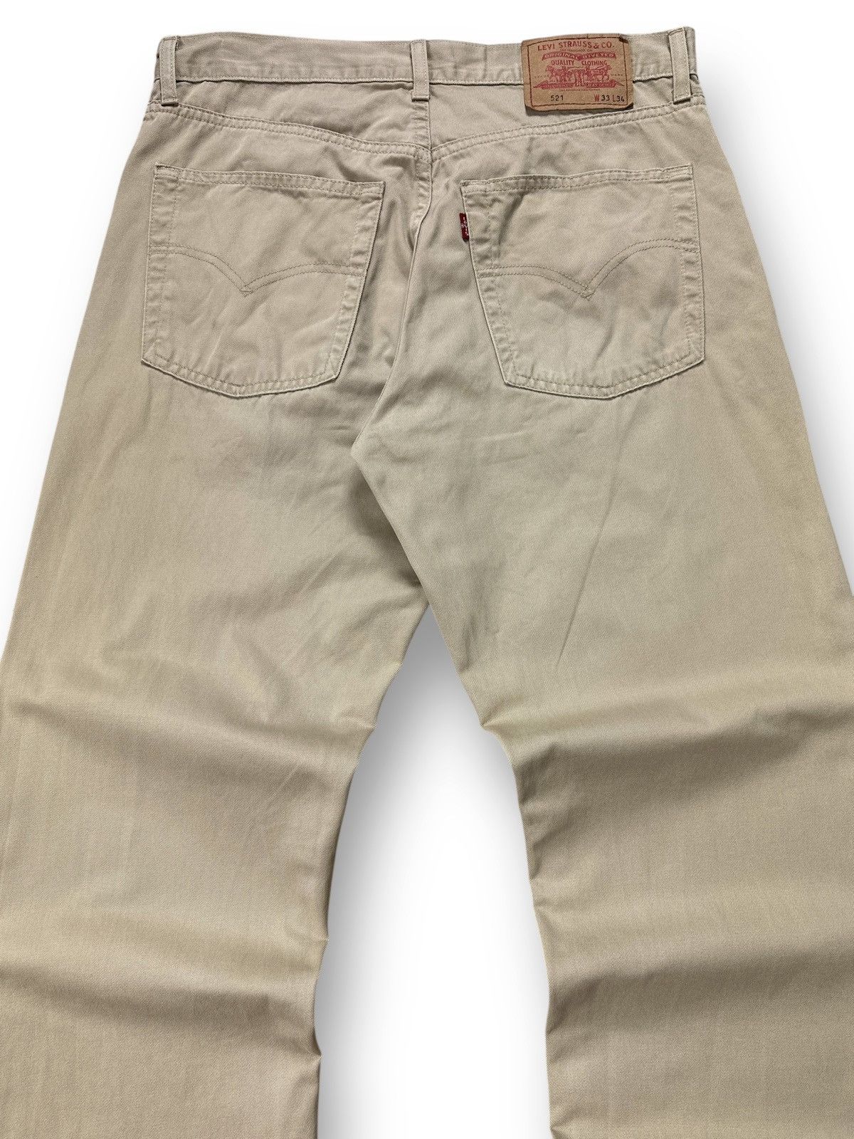 Levi's Vintage 00’s Levis 521 Lightweight Pants Men’s Size W33 L34 Size US 33 - 2 Thumbnail